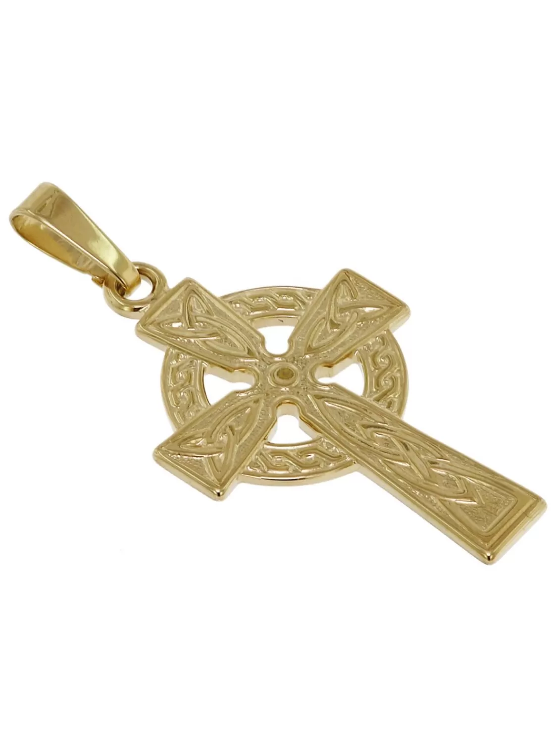 trendor Keltenkreuz 333 Gold Mit Vergoldeter Silberkette | Herrenschmuck