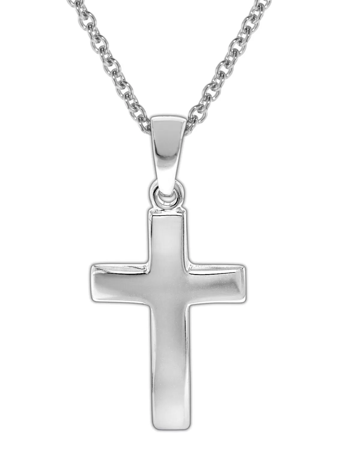 trendor Kinder Halskette Mit Kreuz 925 Silber | Kinderschmuck