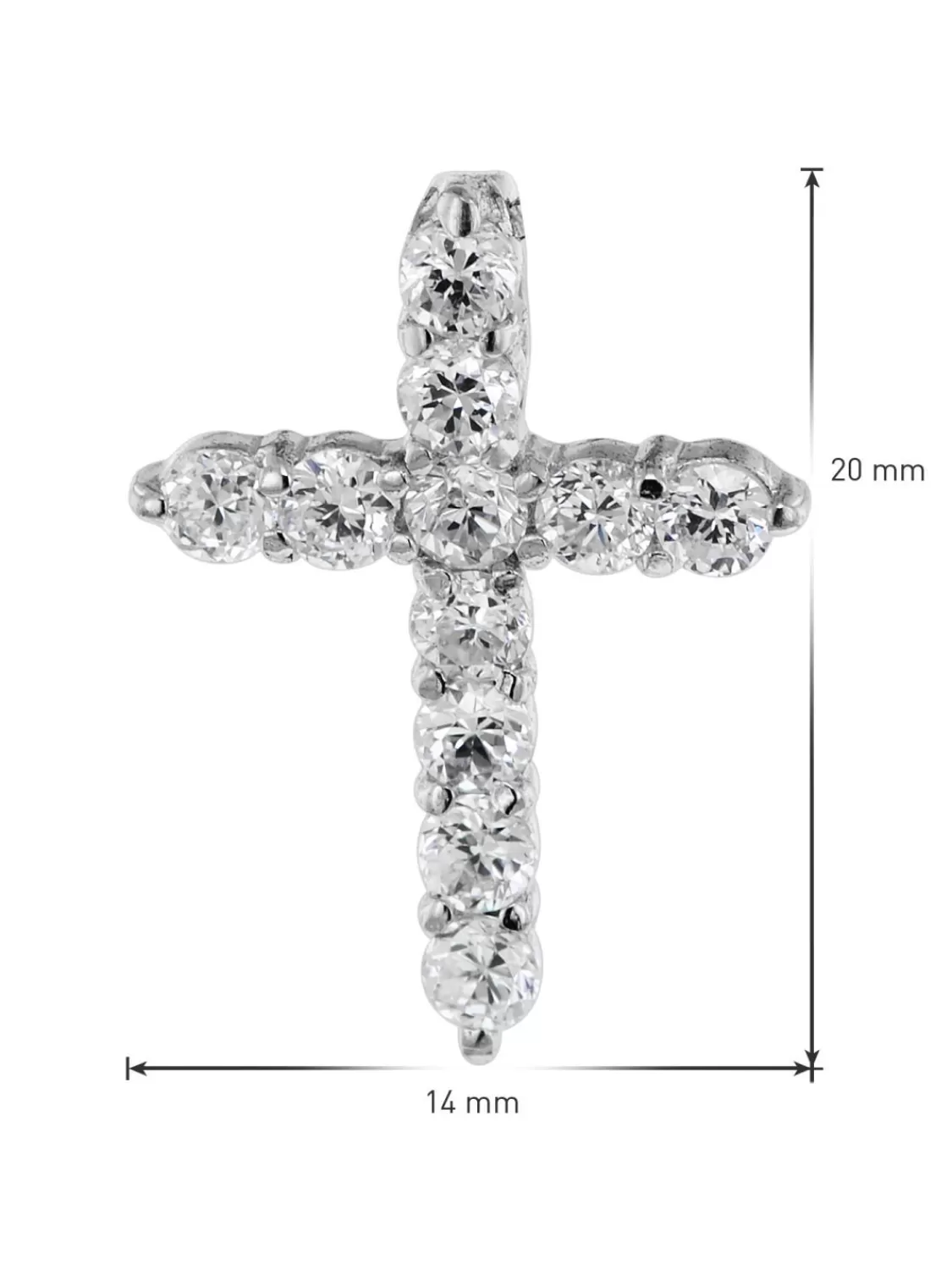 trendor Kreuz Anhanger Mit Halskette Fur Kinder Silber 925 | Kinderschmuck