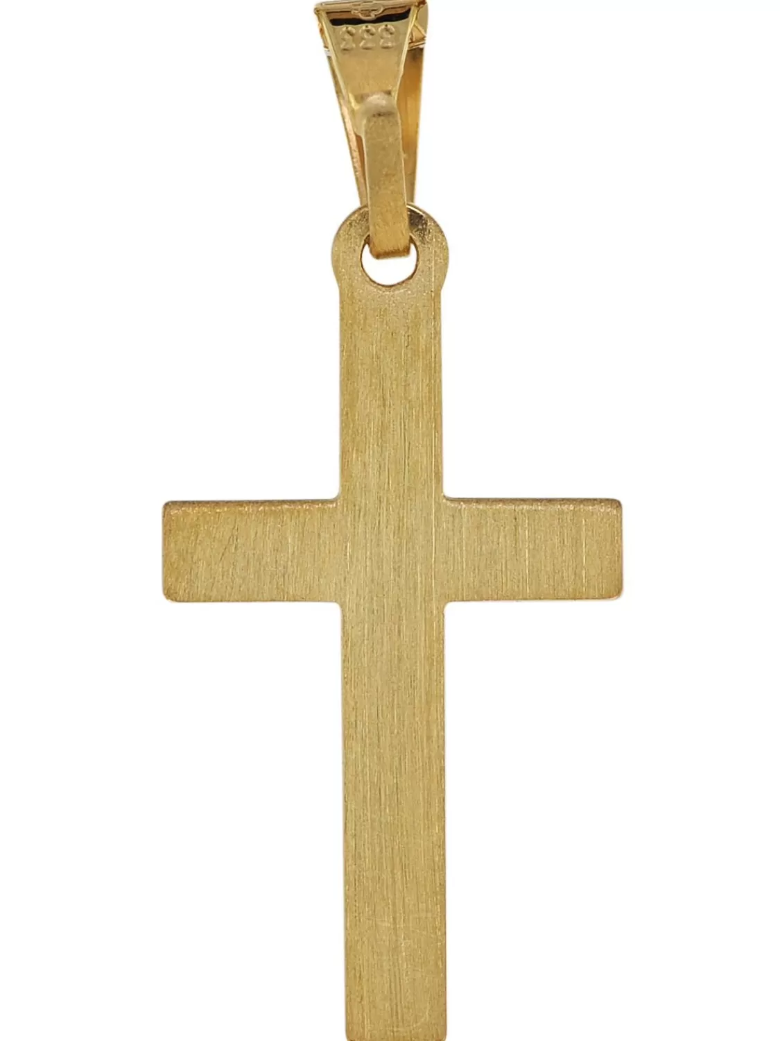 trendor Kreuz Fur Kinder Gold 333/8 Karat 18 Mm + Goldplattierte Kette | Kinderschmuck