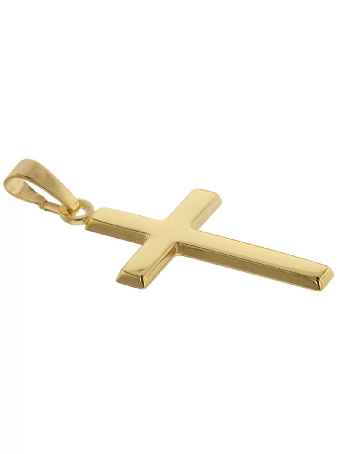 trendor Kreuz Gold 333 Mit Goldplattierter Venezianer Kette | Damenschmuck