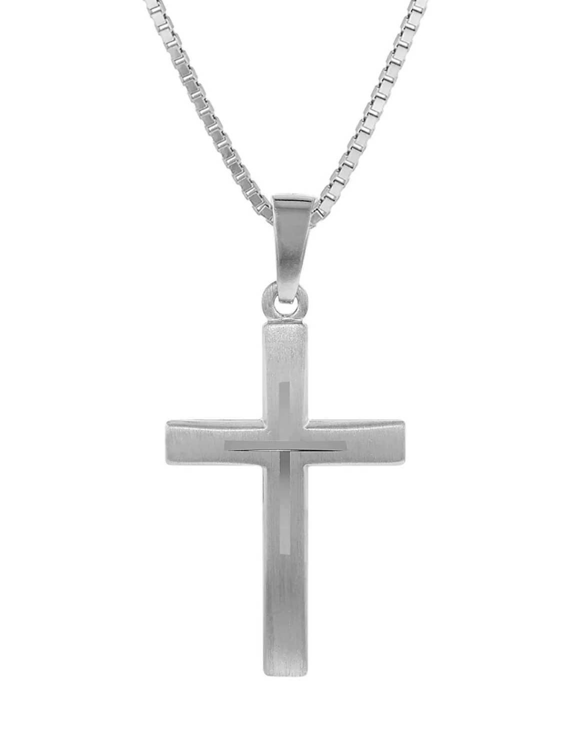 trendor Kreuz Mit Kinder-Halskette Silber 925 | Kinderschmuck