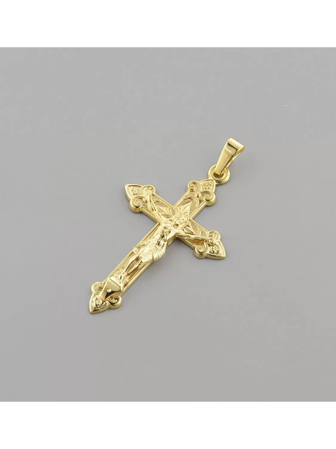 trendor Kreuz Mit Korpus Gold 333 (8 Kt) Anhanger Kruzifix | Herrenschmuck