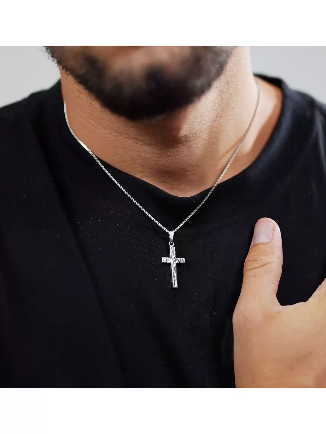 trendor Kreuz Mit Venezianer Kette Fur Manner Silber 925 | Herrenschmuck