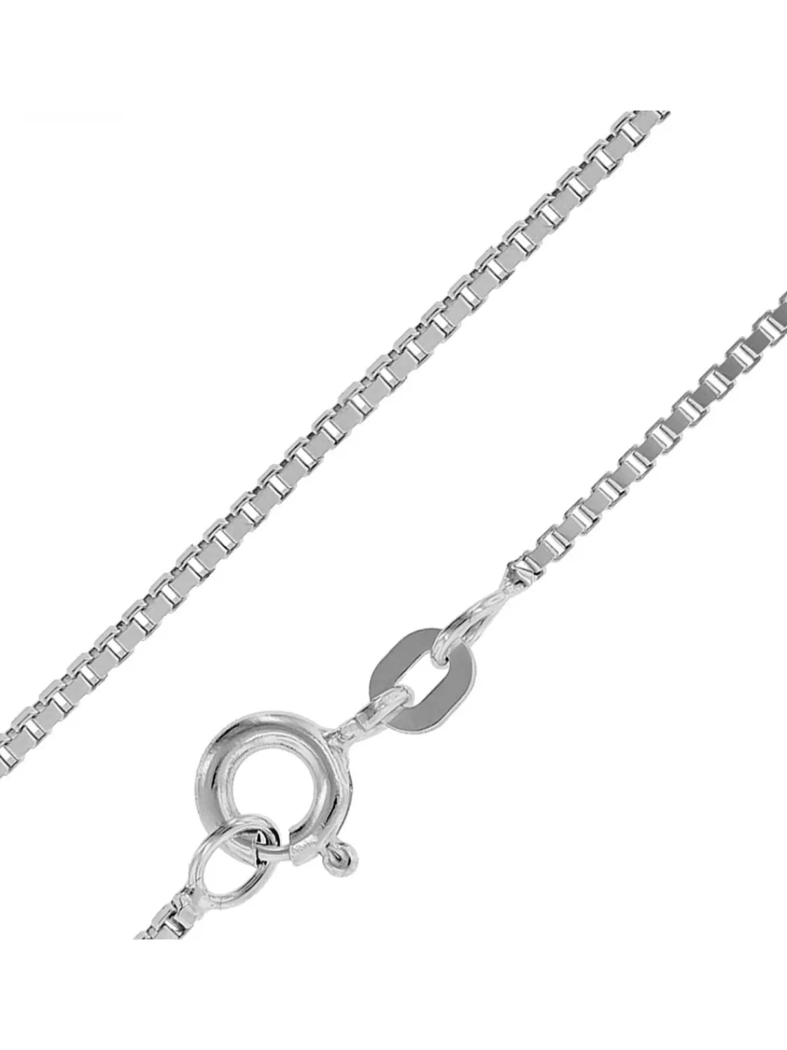 trendor Kreuz-Anhanger 18 Mm Weisgold 585 Mit Silberkette Fur Kinder | Kinderschmuck