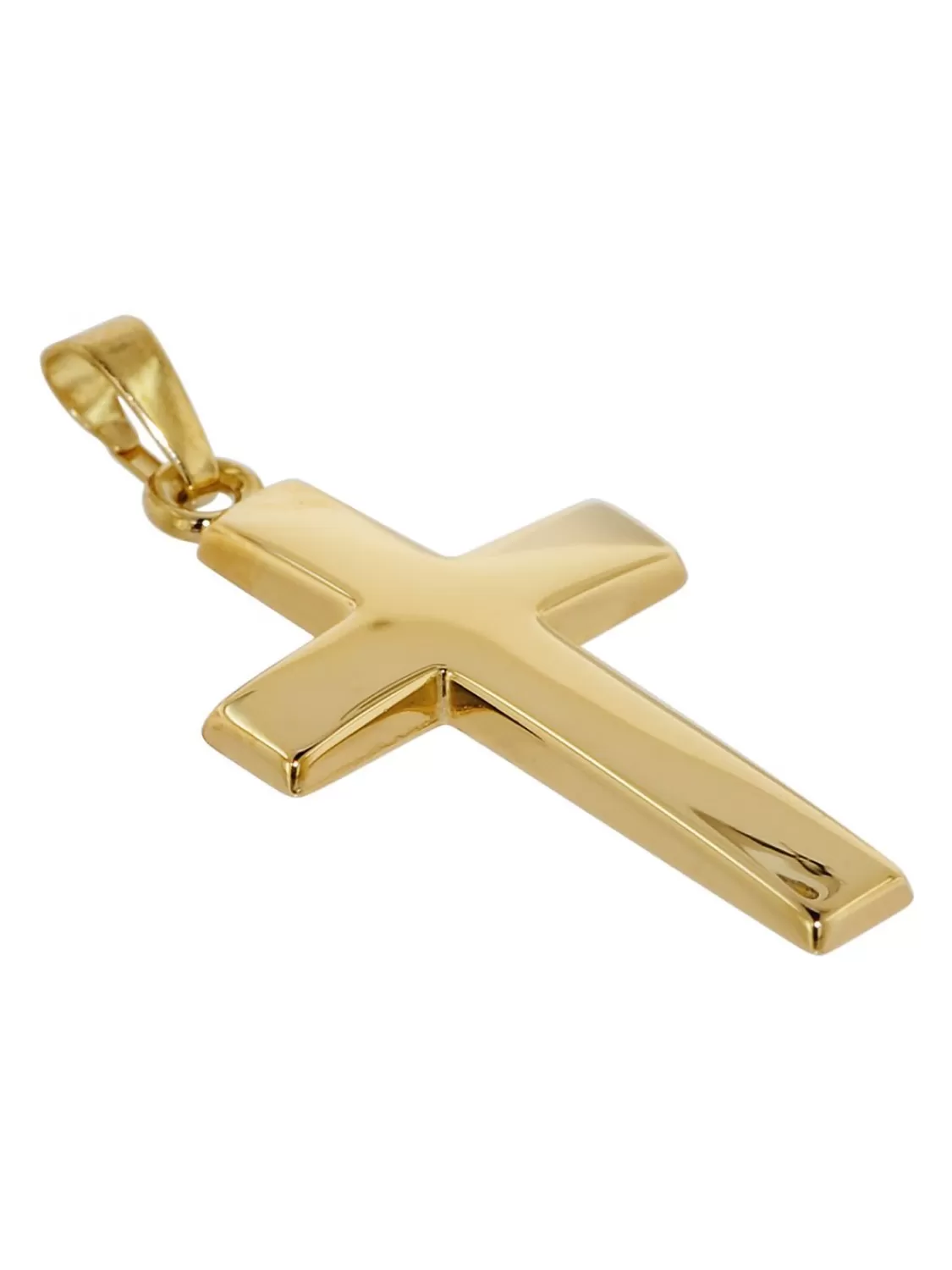 trendor Kreuz-Anhanger 26 Mm Gold 585 / 14 Karat | Herrenschmuck