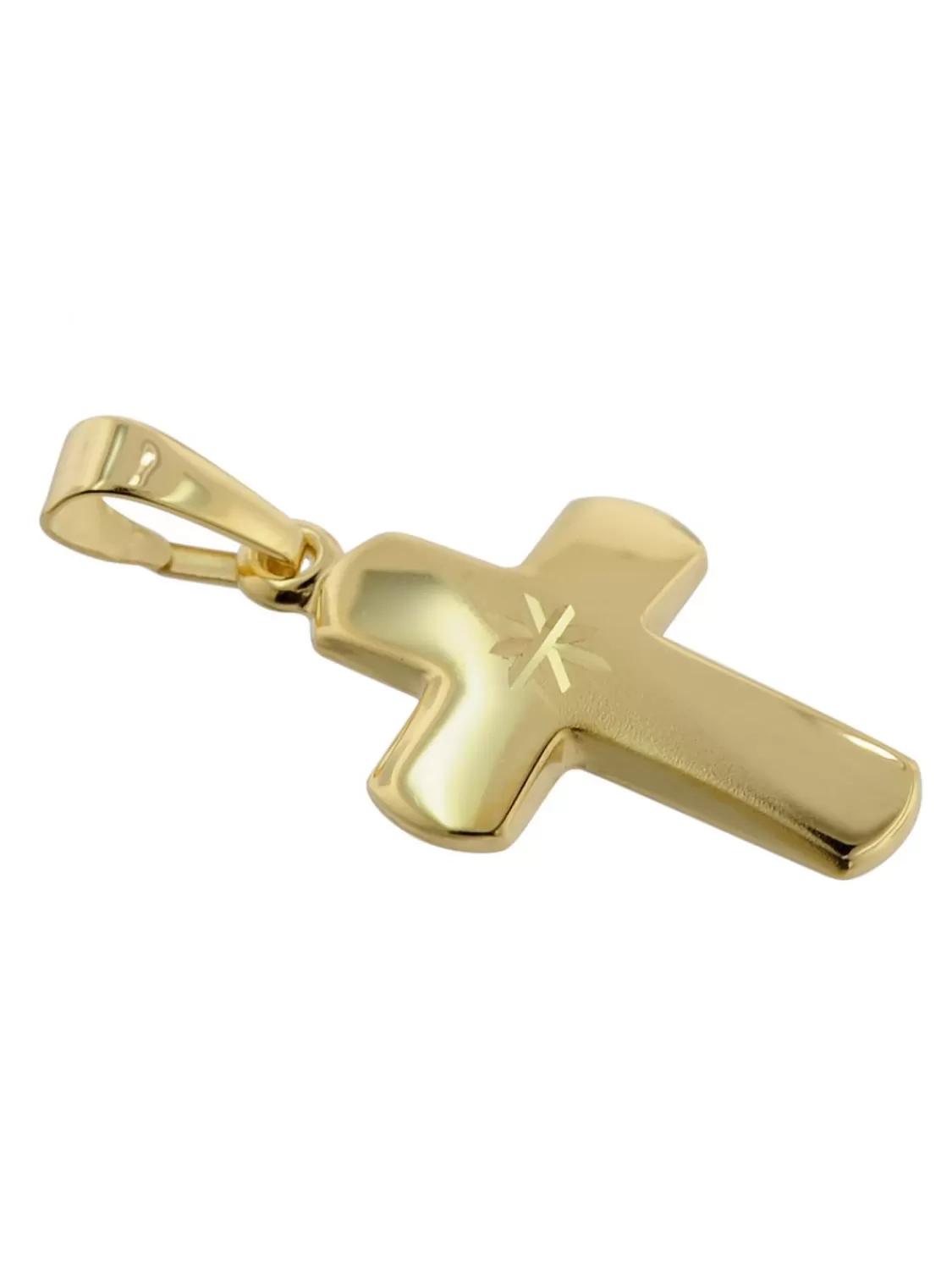 trendor Kreuz-Anhanger Fur Kinder Gold 333 | Kinderschmuck