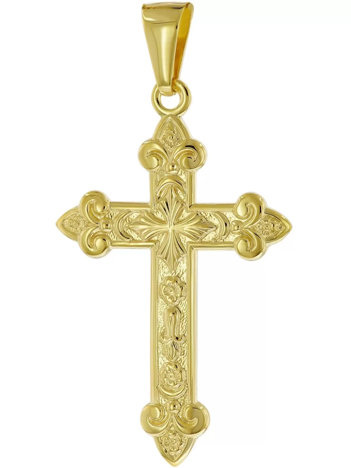trendor Kreuz-Anhanger Gold 333 (8 Karat) 35 X 24 Mm | Herrenschmuck