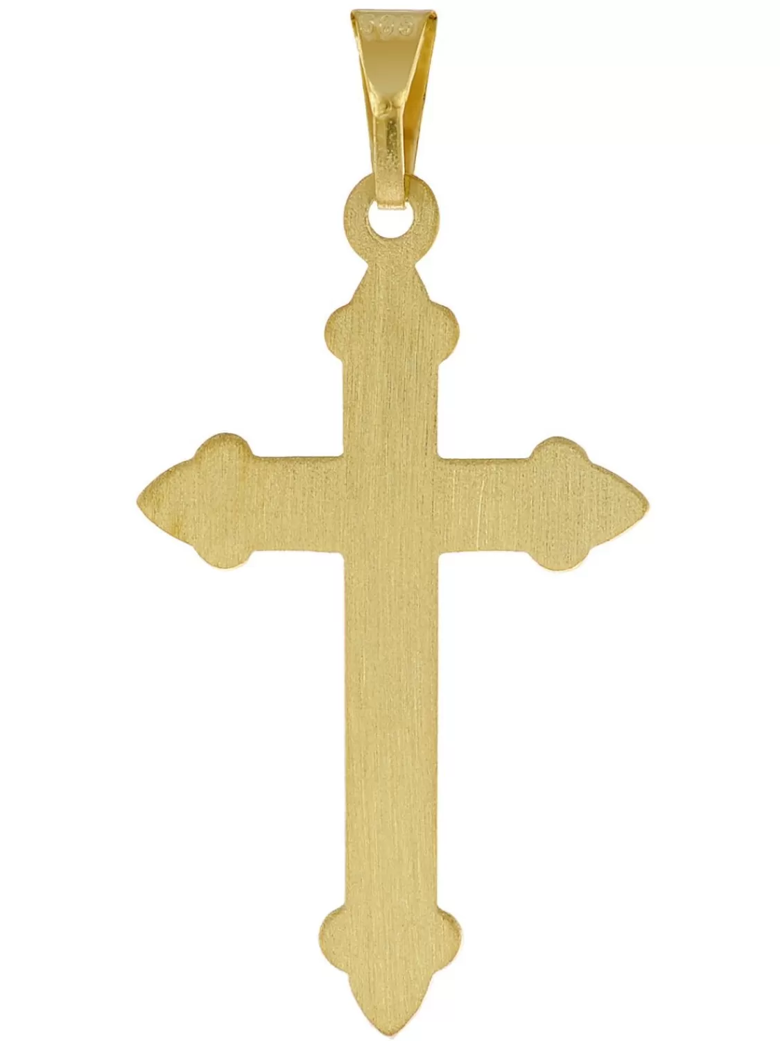 trendor Kreuz-Anhanger Gold 585 (14 Karat) 32 X 16 Mm | Herrenschmuck