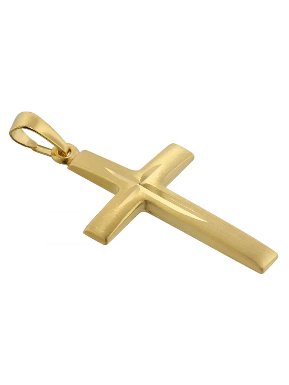 trendor Kreuz-Anhanger Gold 750 (18 Karat) 24 Mm | Herrenschmuck