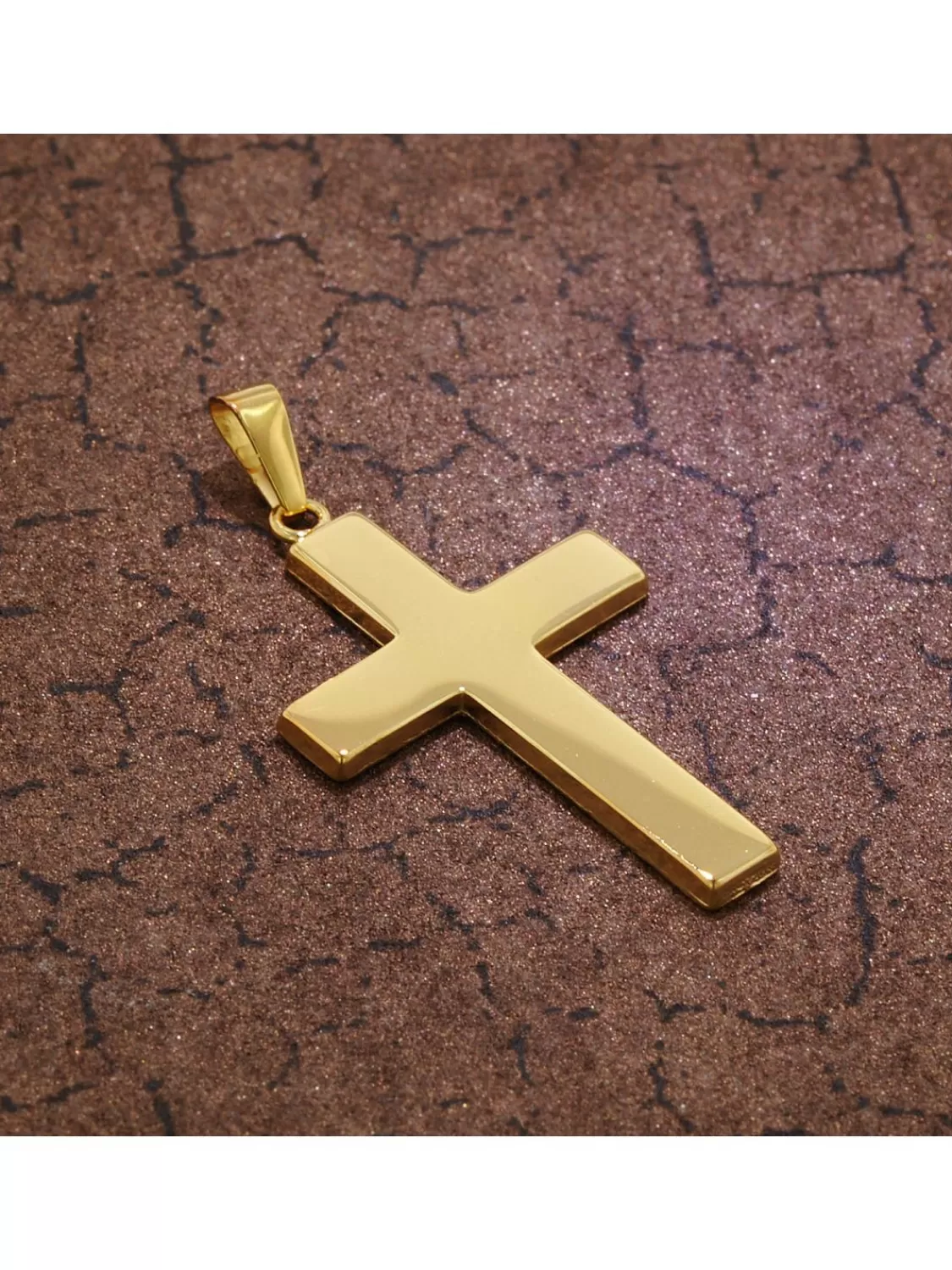 trendor Kreuz-Anhanger Gold 750 (18 Karat) 27 X 19 Mm | Herrenschmuck