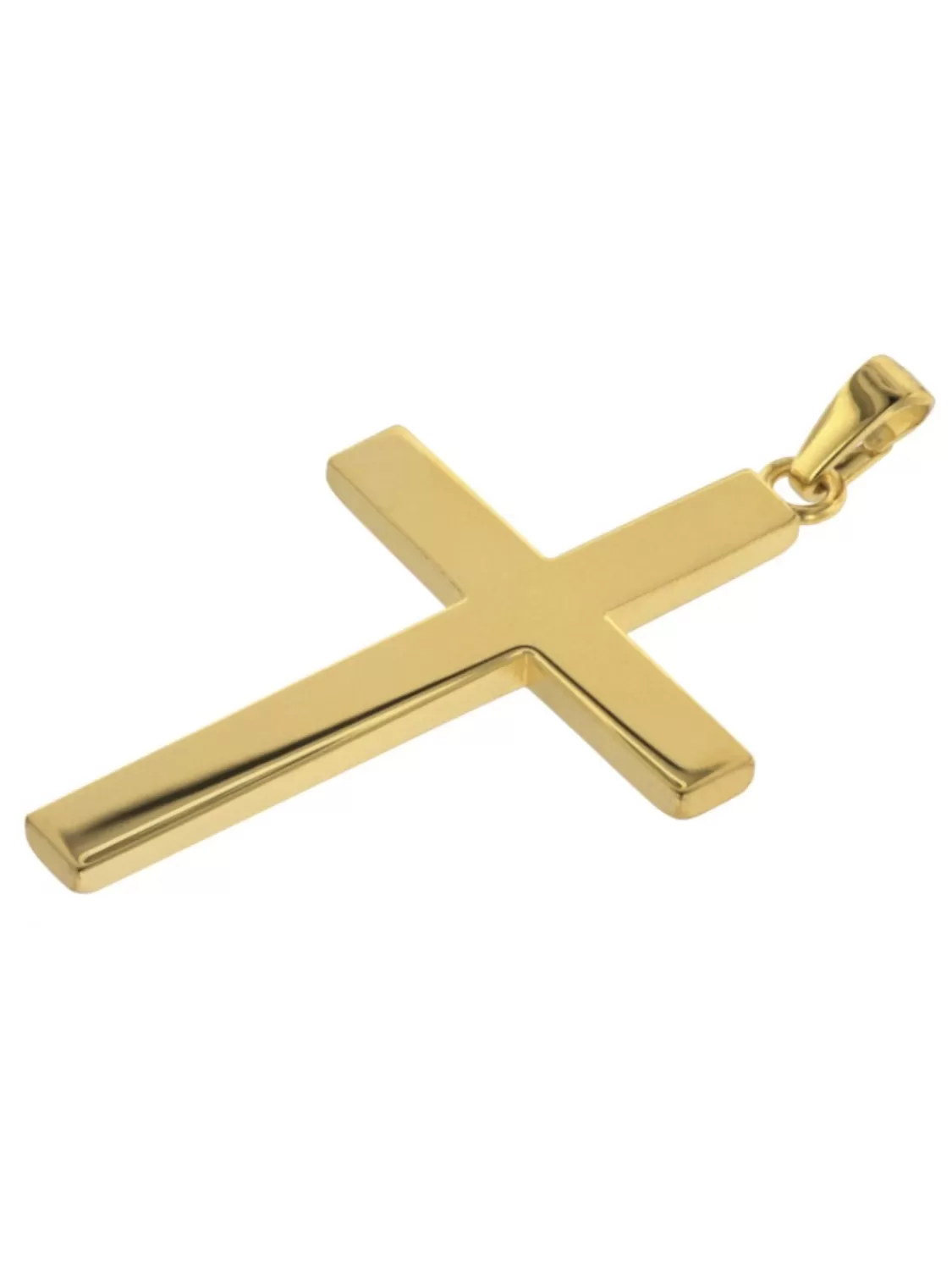 trendor Kreuz-Anhanger Herren-Halskette Gold Auf Silber 925 | Herrenschmuck