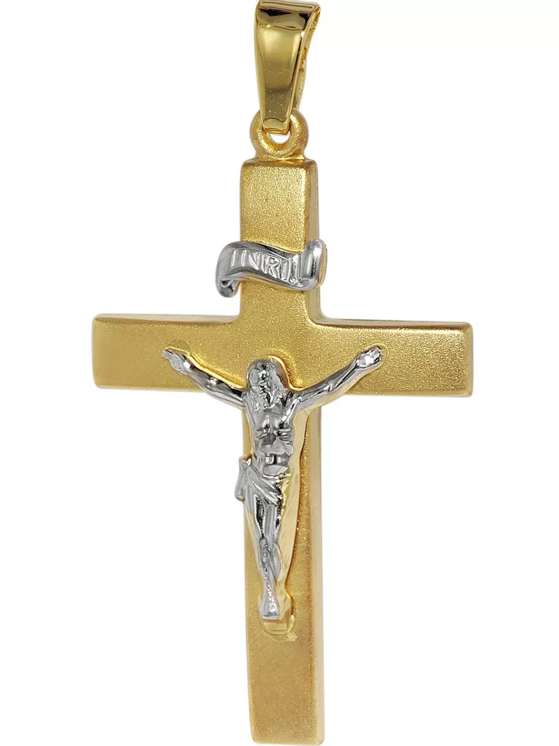 trendor Kruzifix-Anhanger Gold 750 (18 Karat) 35 X 19 Mm | Herrenschmuck