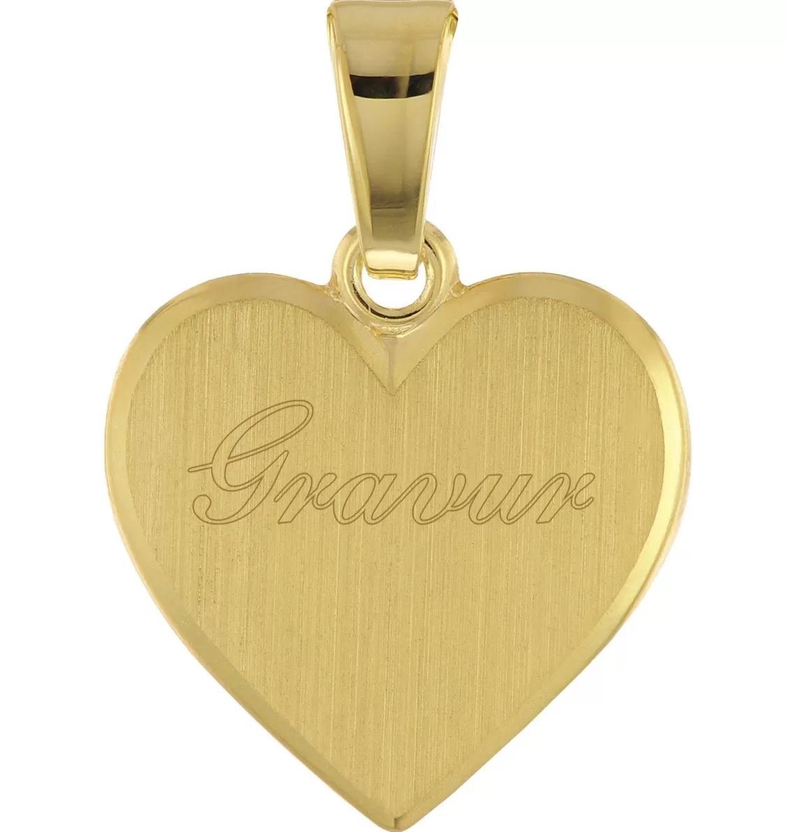 trendor Madchen-Anhanger Mit Gravur Gold Auf Silber 925 Herz Mit Namen | Kinderschmuck