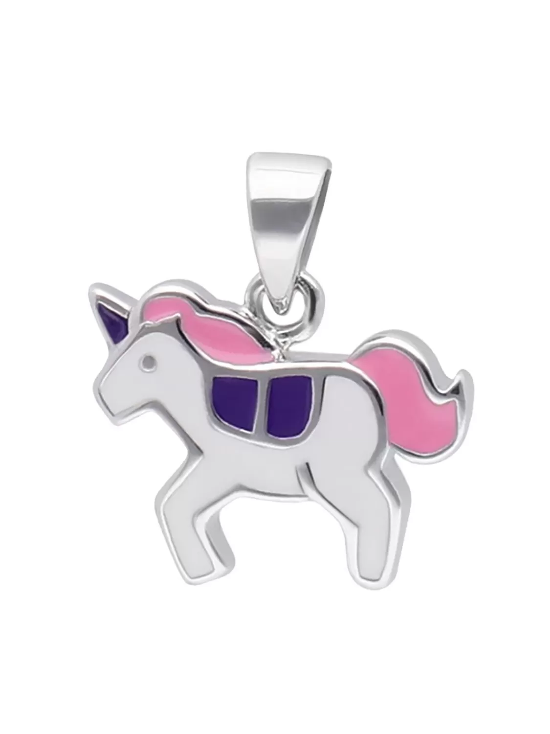 trendor Madchen-Halskette Einhorn 925 Silber Collier | Kinderschmuck