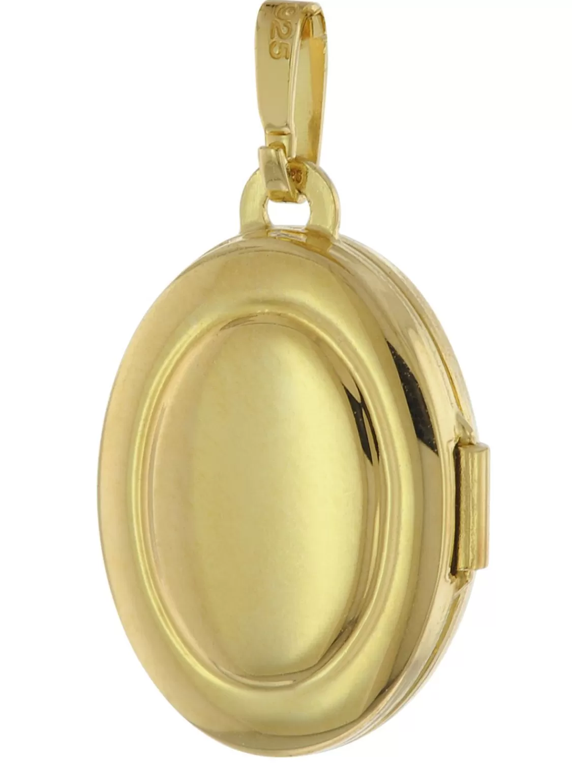 trendor Medaillon 333 Gelbgold Mit Vergoldeter Silberkette | Damenschmuck