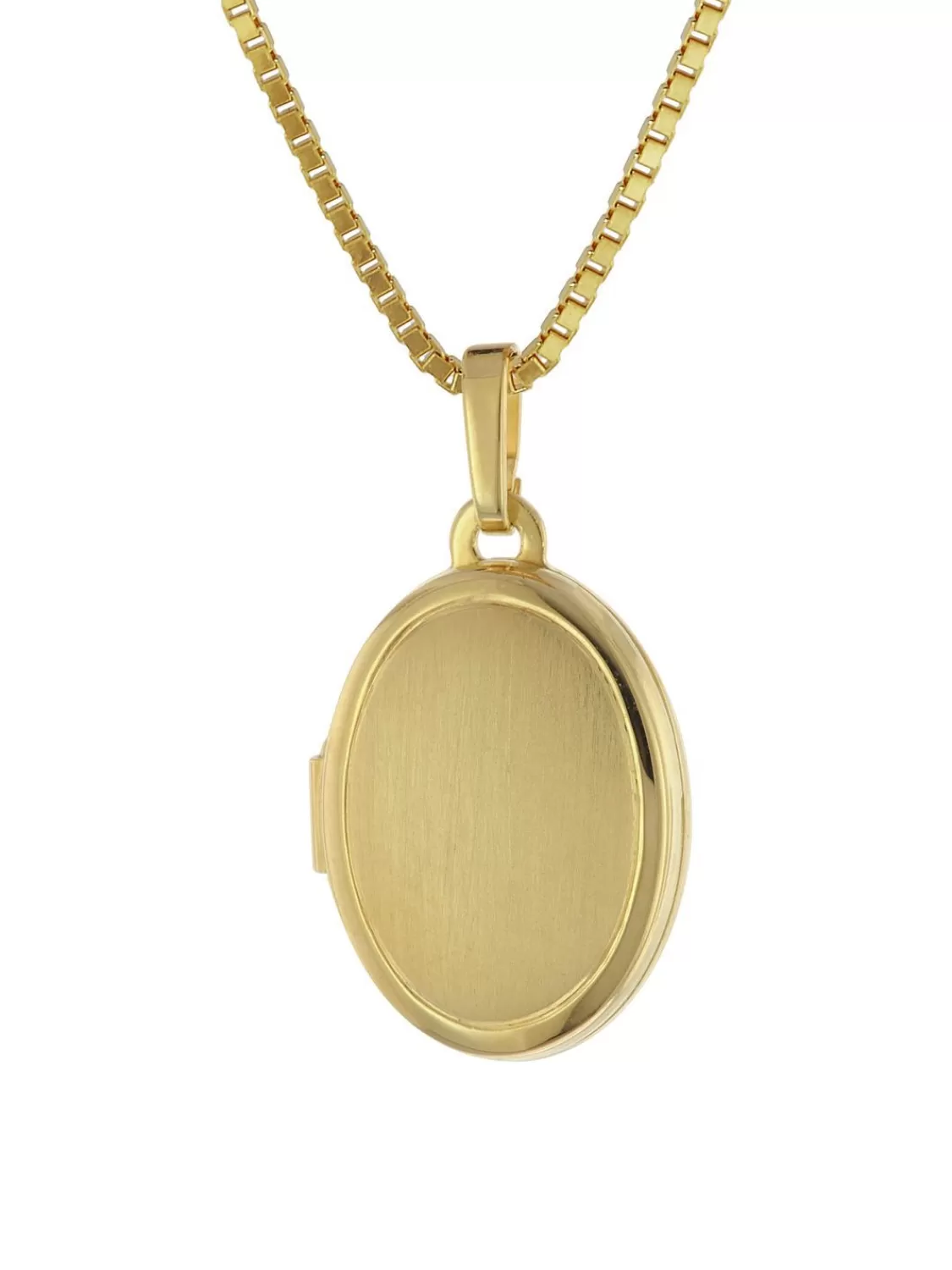 trendor Medaillon Mit Damen-Kette Gold Auf Silber | Damenschmuck