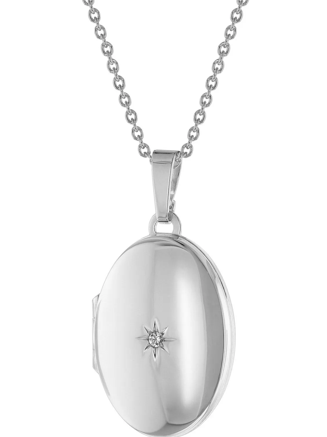 trendor Medaillon Mit Damen-Kette Silber 925 | Damenschmuck