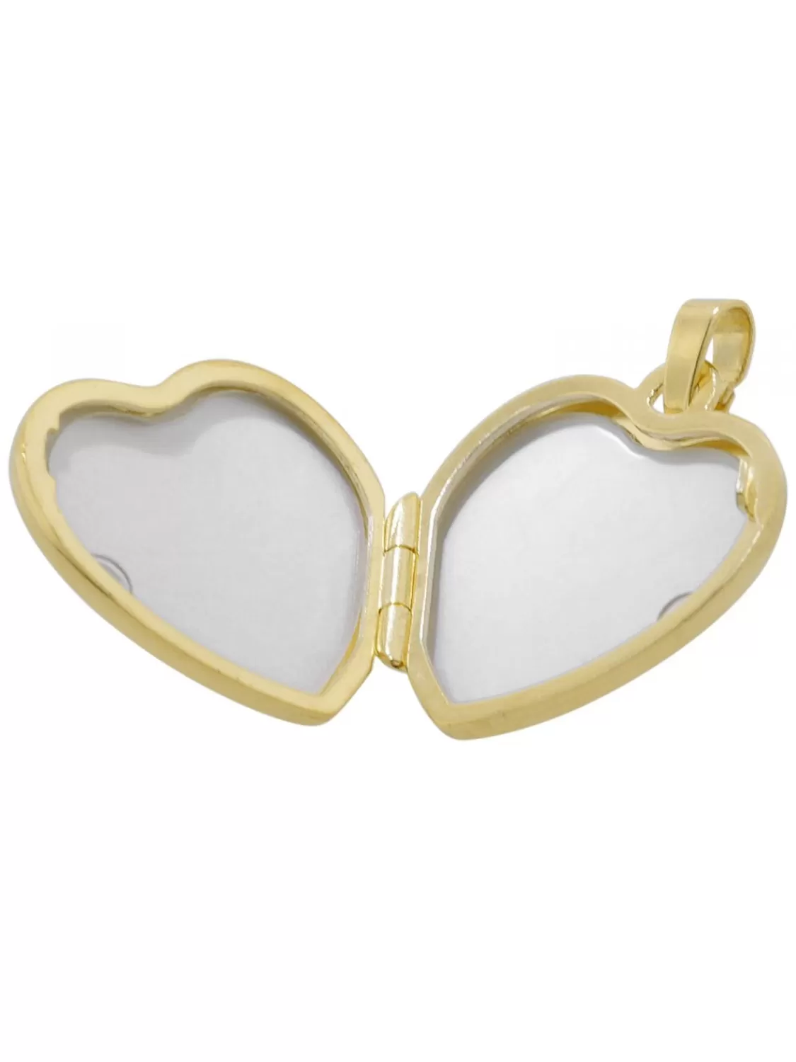 trendor Medaillon Mit Diamant Gold 333/8Kt Mit Vergoldeter Silberkette | Damenschmuck