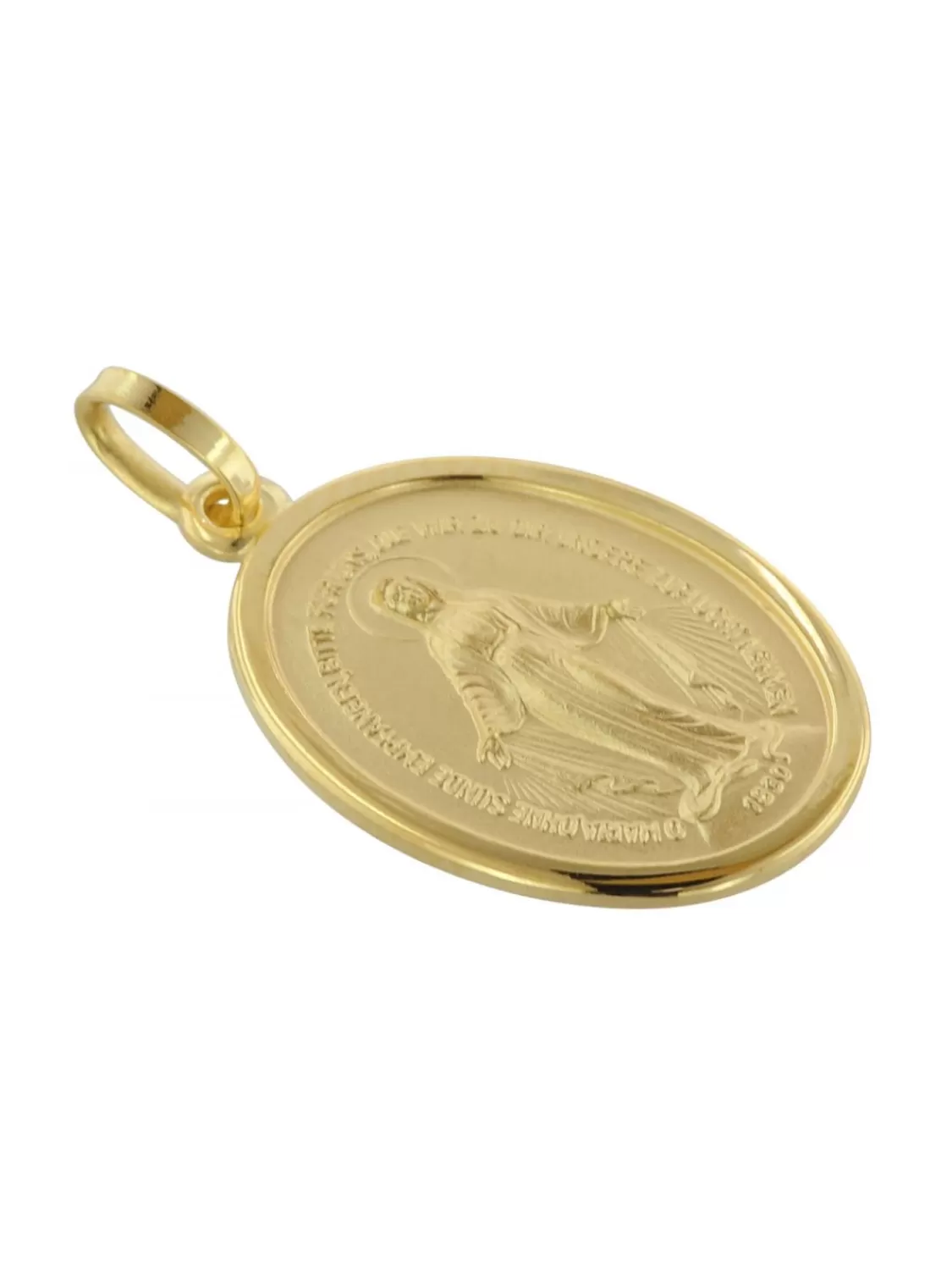 trendor Milagrosa Anhanger 333 Gold 18 Mm + Vergoldete Silberkette | Damenschmuck