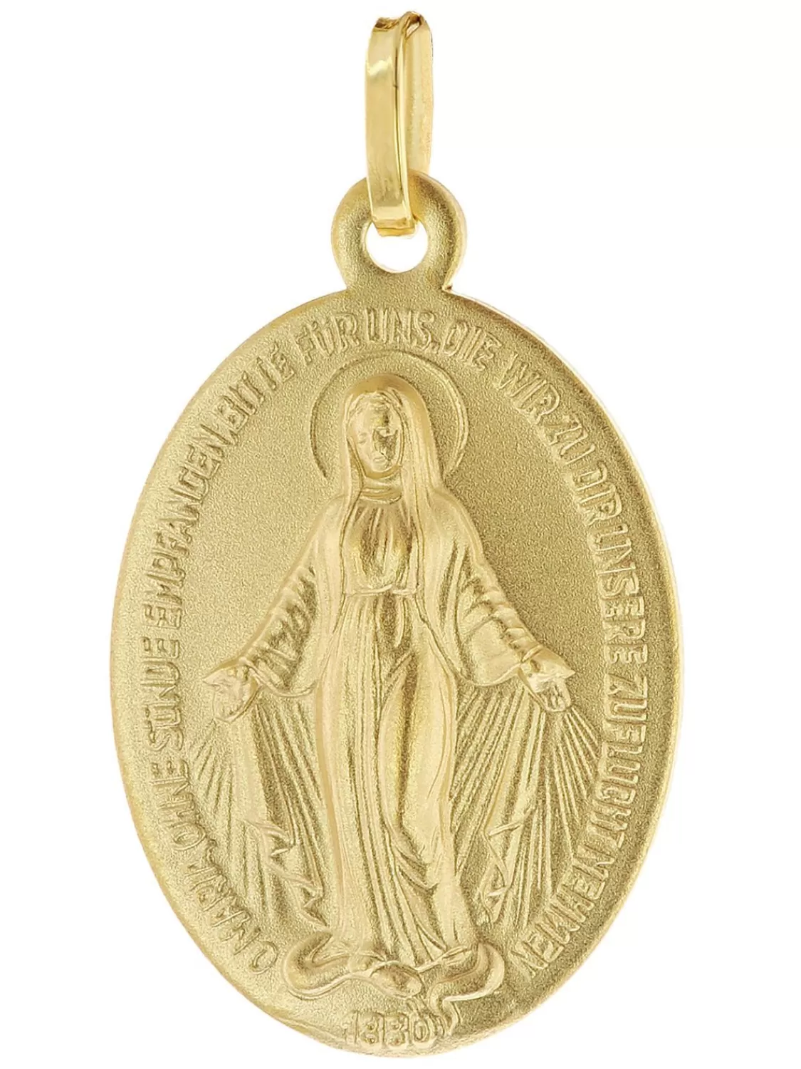 trendor Milagrosa Anhanger 585 (14K) Gold Medaille Madonna | Damenschmuck