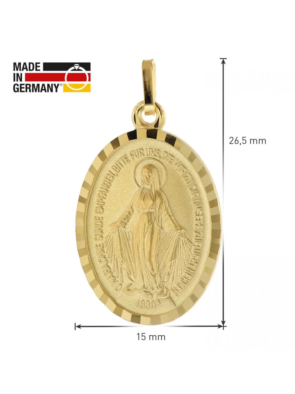 trendor Milagrosa Anhanger Gold 585 (14 Karat) 20 Mm | Damenschmuck