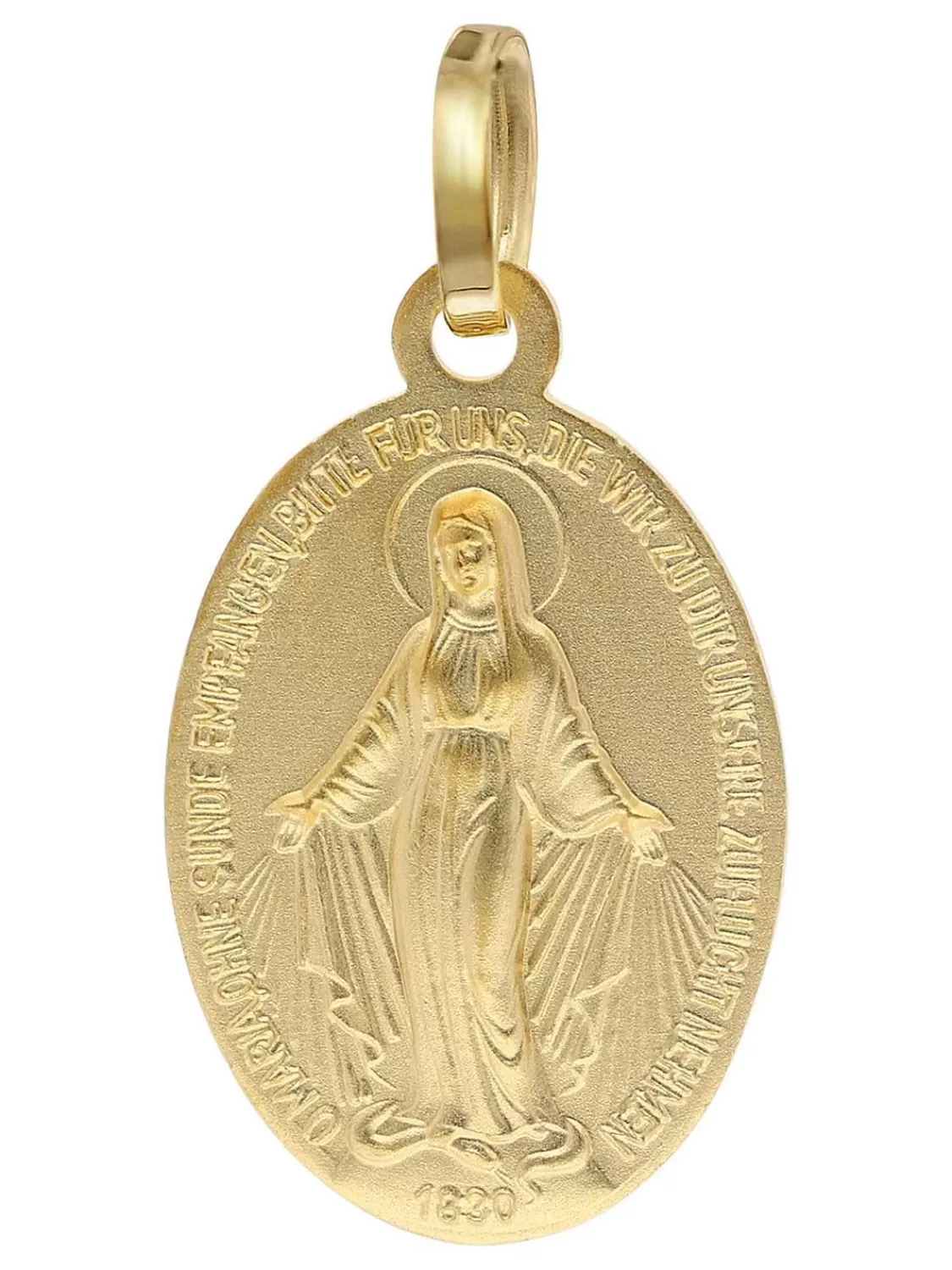 trendor Milagrosa Anhanger Gold 585 (14 Kt) Madonna Medaille | Herrenschmuck