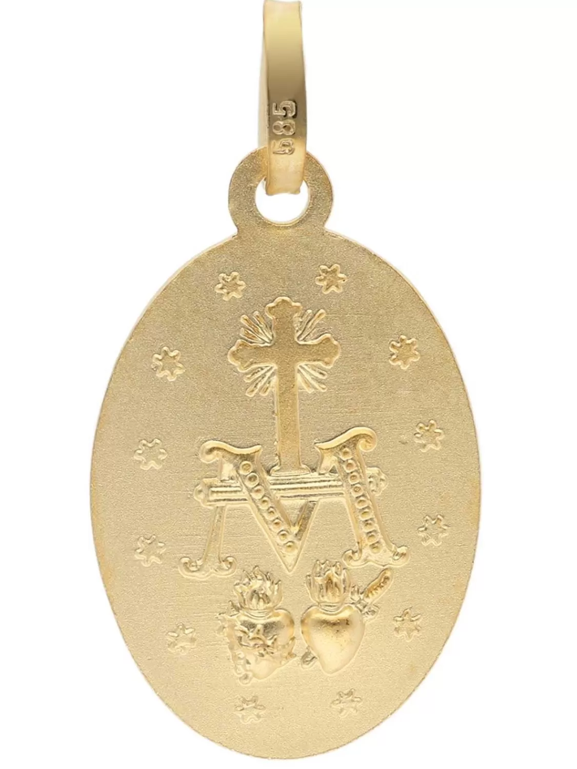 trendor Milagrosa Anhanger Gold 585 (14 Kt) Madonna Medaille | Herrenschmuck
