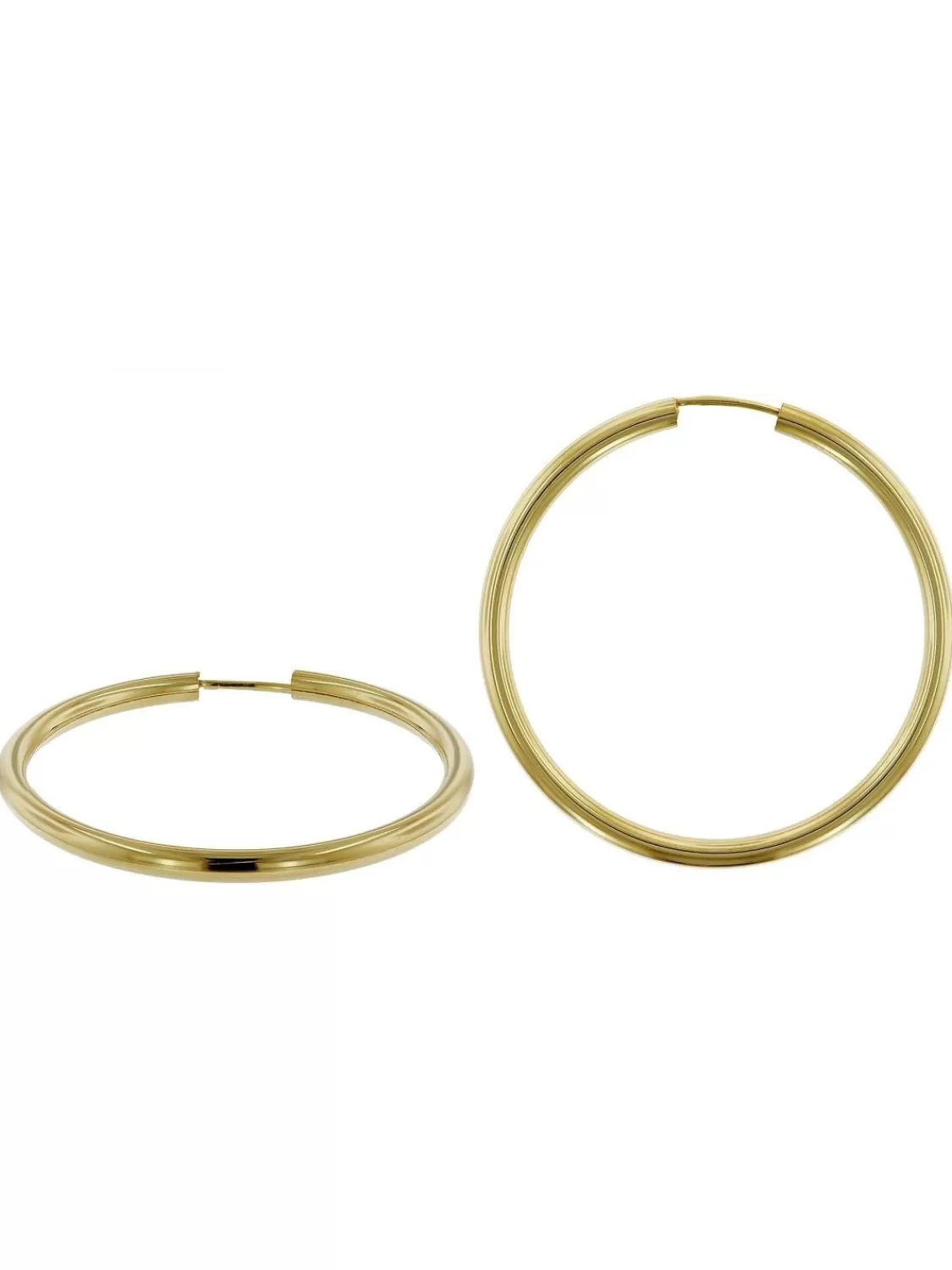 trendor Ohrringe Creolen Gold 333 / 8K Breite 2,5 Mm O 40 Mm | Damenschmuck