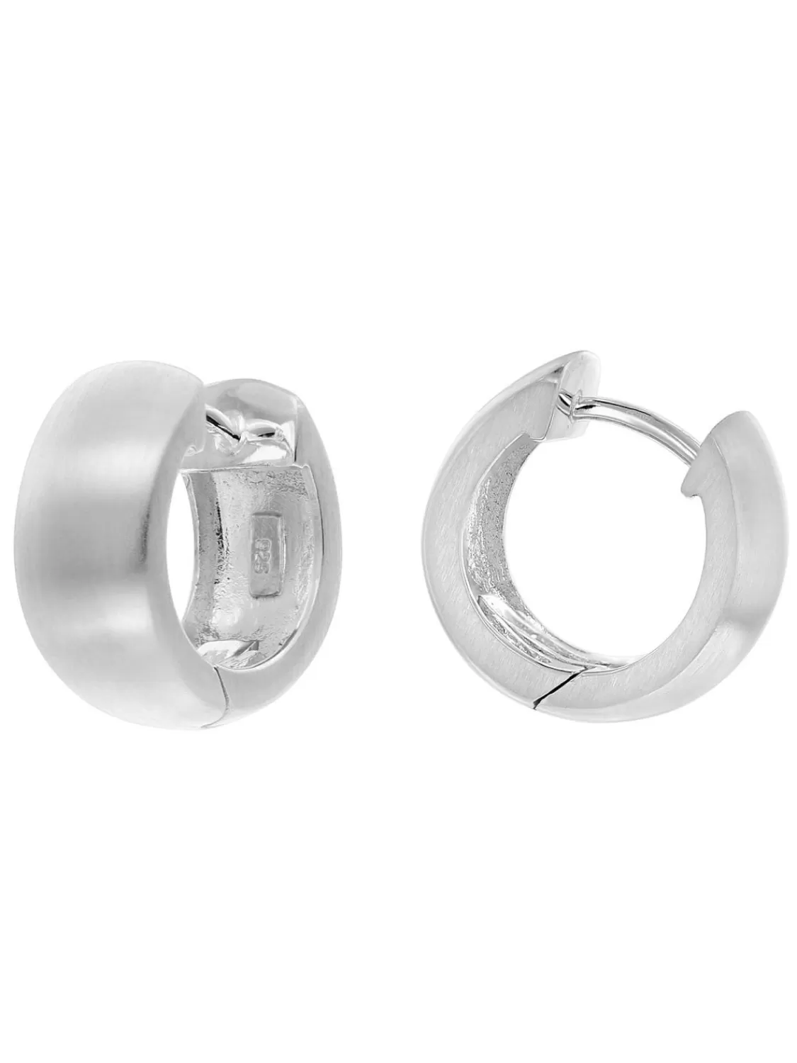 trendor Ohrringe Fur Damen Und Herren Silber 925 Creolen O 15 Mm | Herrenschmuck
