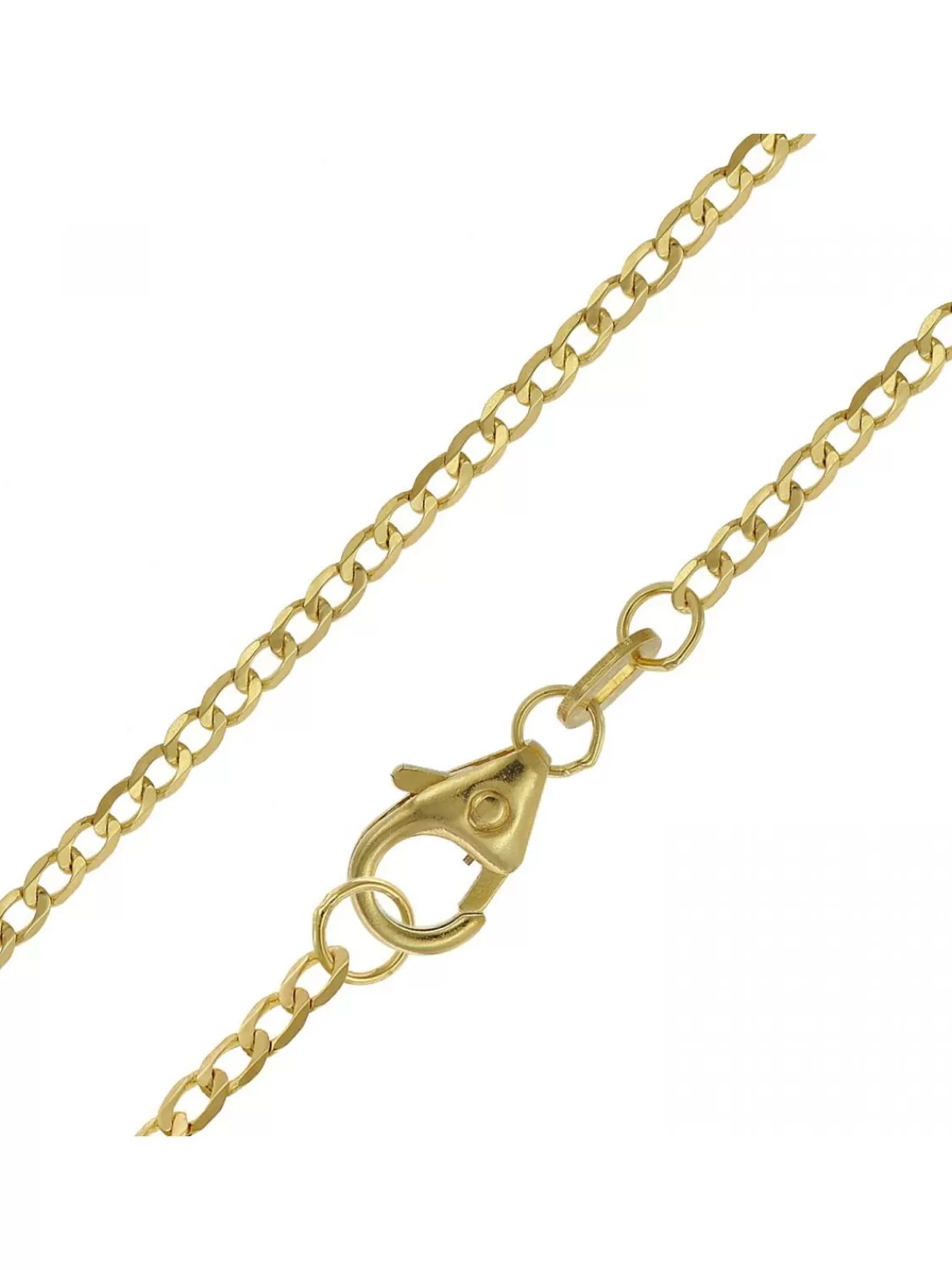 trendor Panzerkette 585 Gold / 14 Karat Weitpanzer-Collier 1,6 Mm | Herrenschmuck