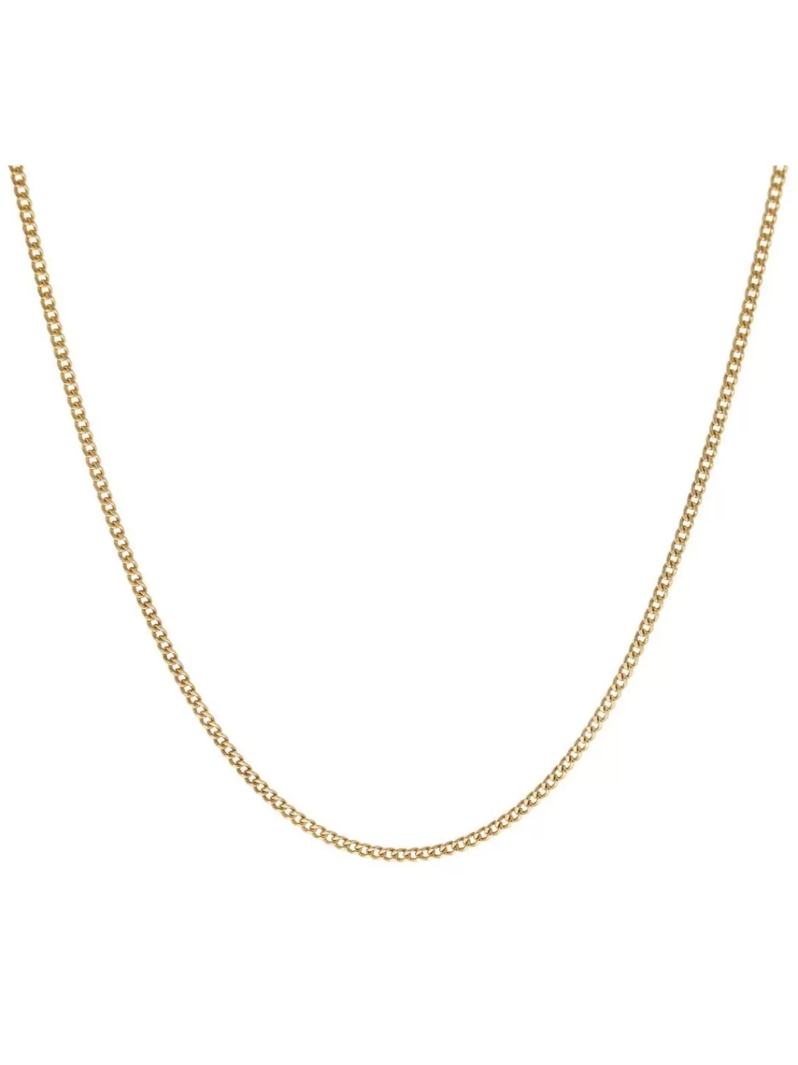 trendor Panzerkette 750 Gold 18 Kt Halskette 1,2 Mm Breit | Herrenschmuck