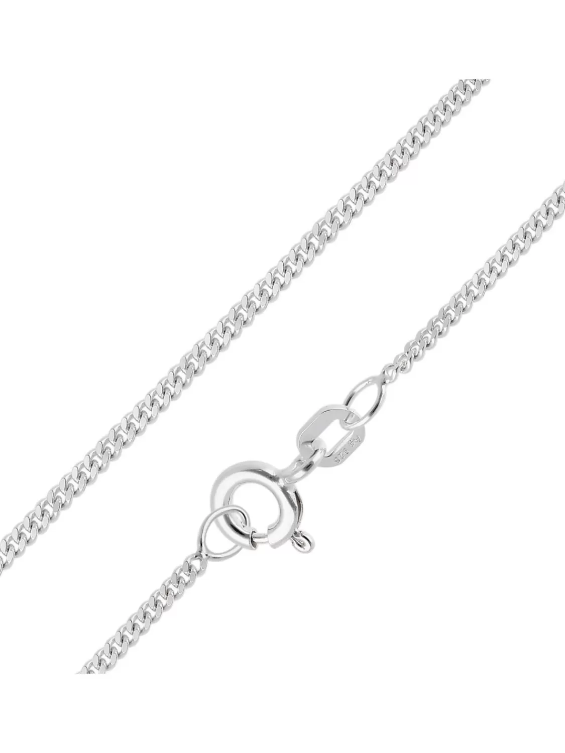 trendor Panzerkette Fur Anhanger Silber 925 Halskette Breite 1,6 Mm | Herrenschmuck