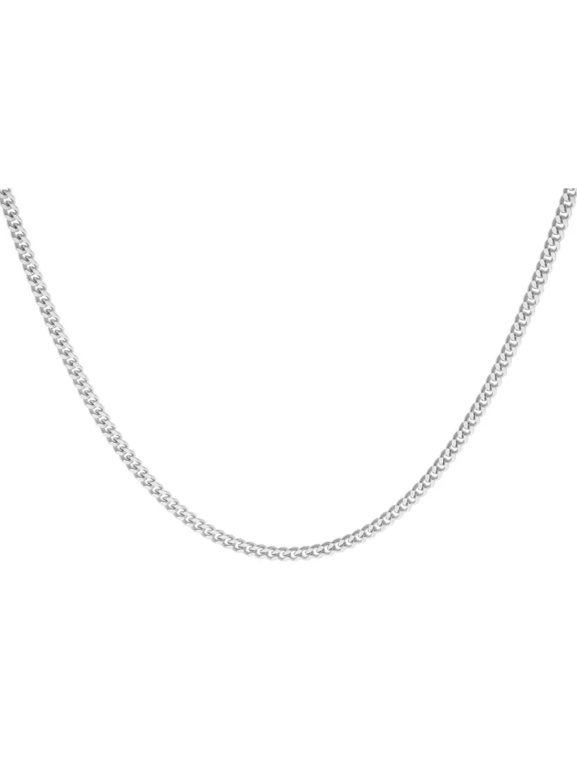 trendor Panzerkette Fur Anhanger Silber 925 Halskette Breite 1,6 Mm | Herrenschmuck