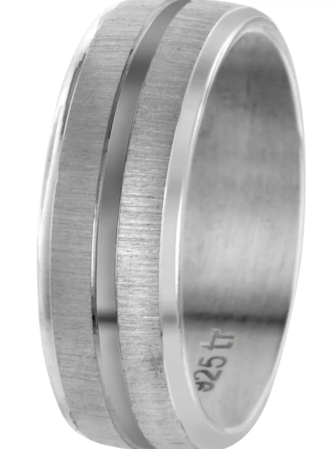 trendor Partnerring Fur Damen Und Herren Silber 925 Breite 7 Mm | Herrenschmuck