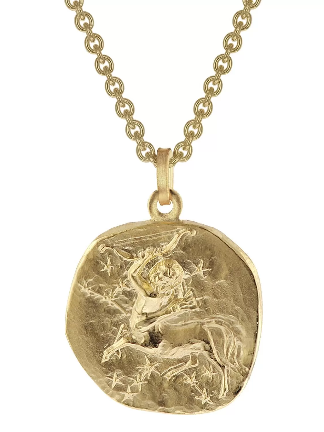 trendor Schutze Sternzeichen O 20 Mm Herrenkette Gold Auf Silber | Herrenschmuck