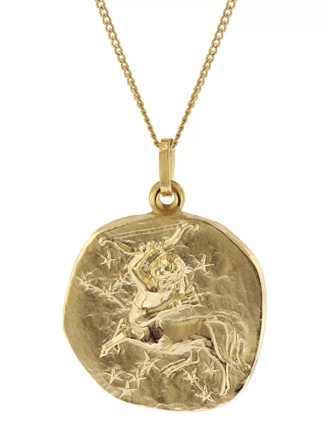 trendor Schutze Sternzeichen O 20 Mm Mit 333/8K Goldkette Fur Herren | Herrenschmuck
