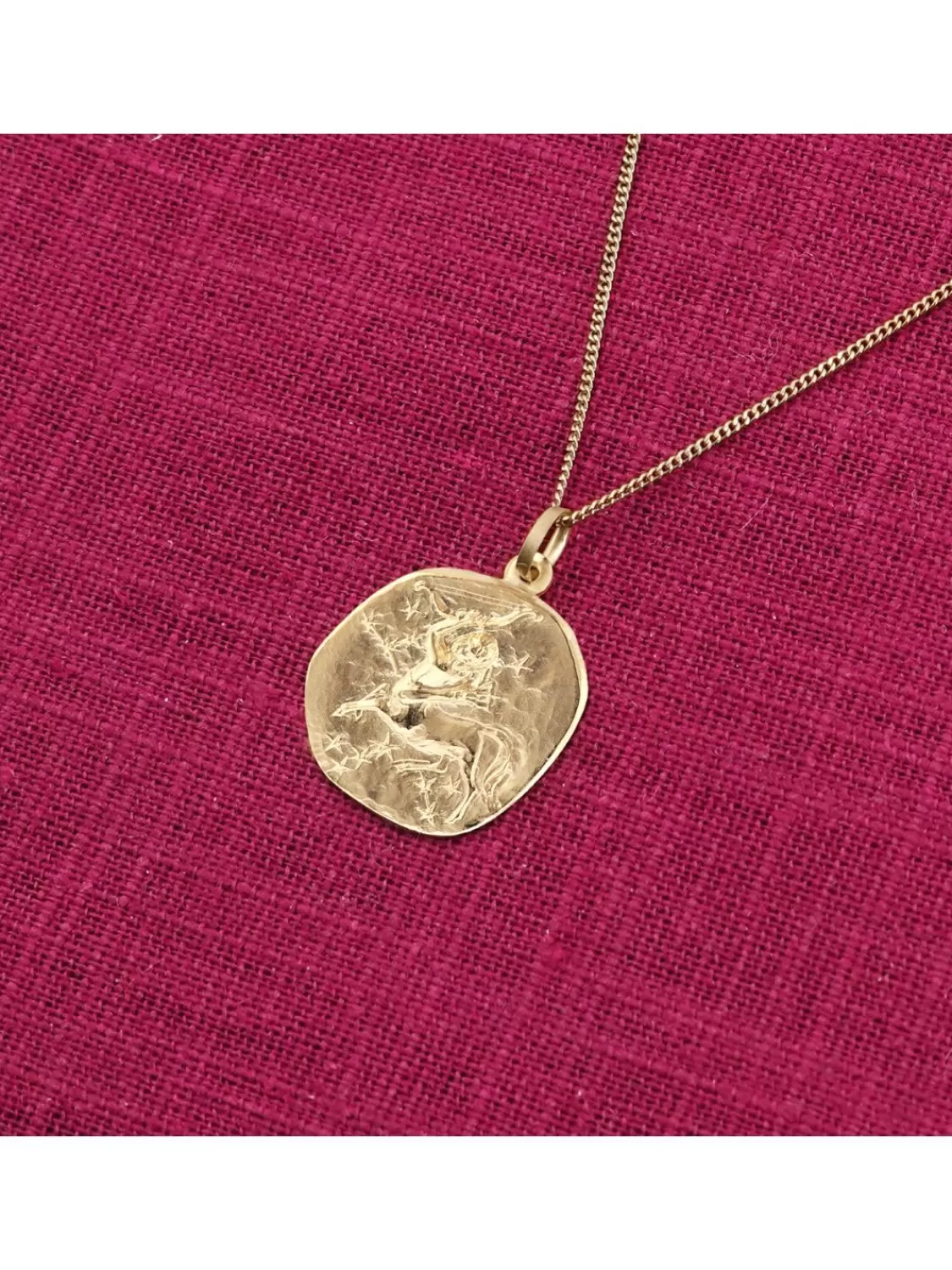 trendor Schutze Sternzeichen O 20 Mm Mit 333/8K Goldkette Fur Herren | Herrenschmuck