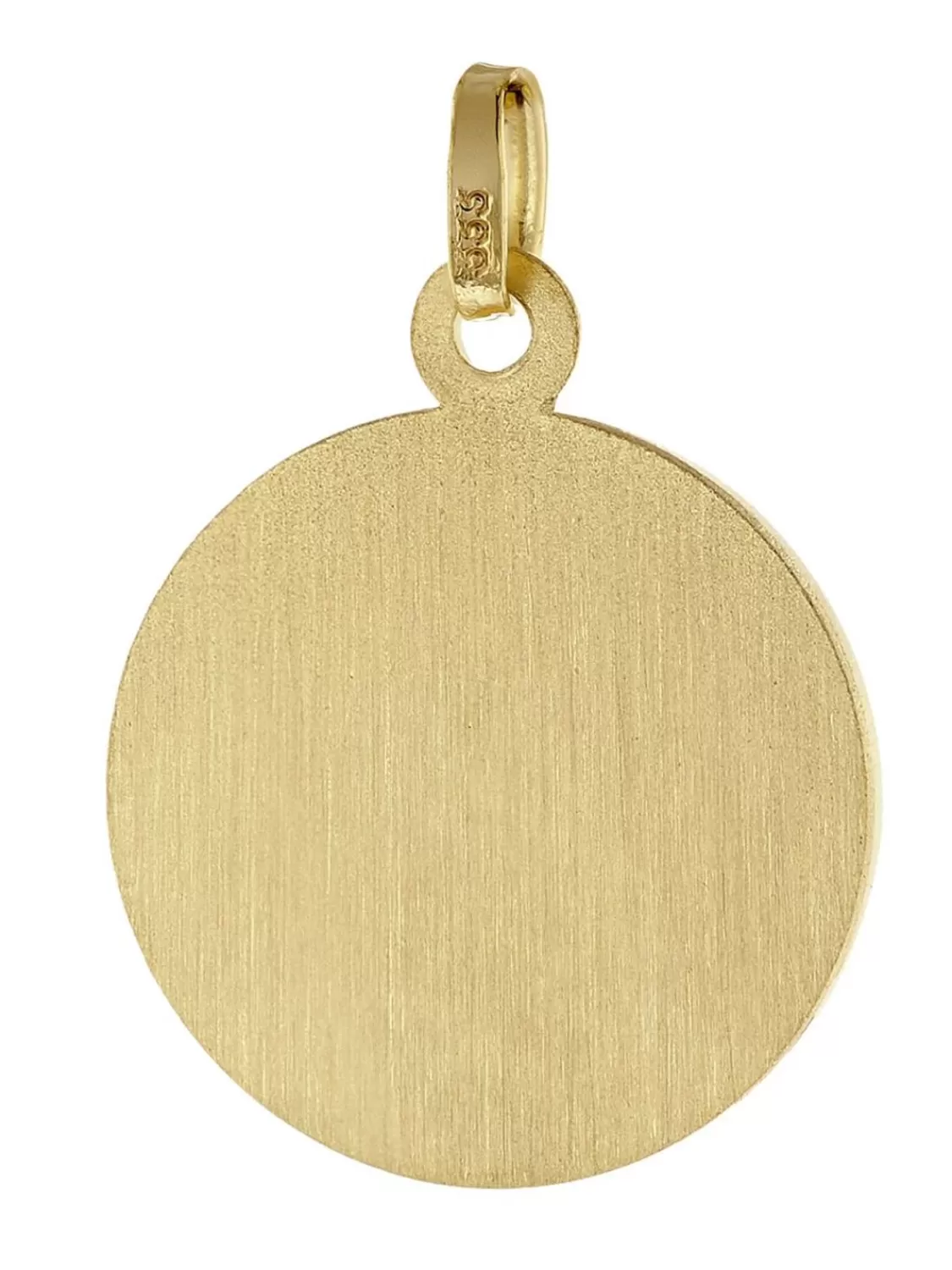 trendor Schutzengel Anhanger O 18 Mm Gold 333 An Goldplattierter Kette | Herrenschmuck