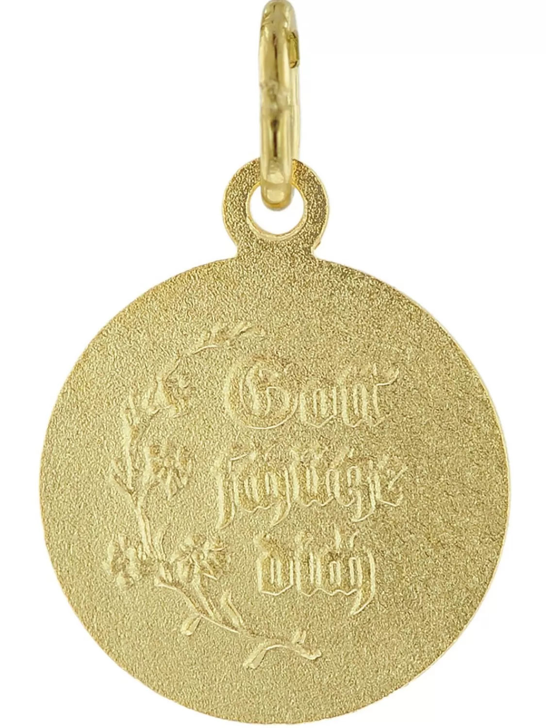 trendor Schutzengel-Anhanger 585 Gold Bicolor Mit Vergoldeter Halskette | Kinderschmuck