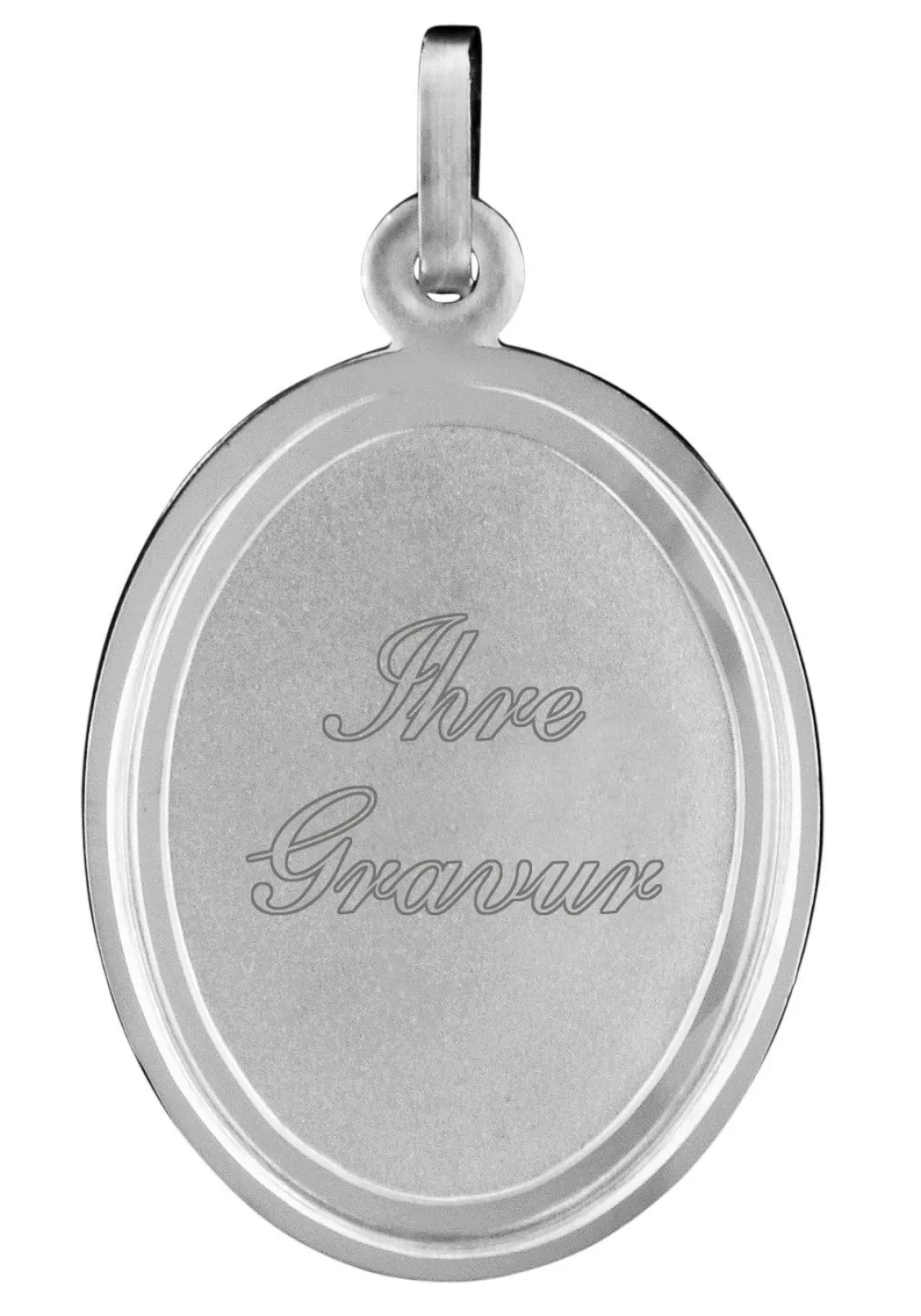 trendor Silber Gravurplatte | Herrenschmuck