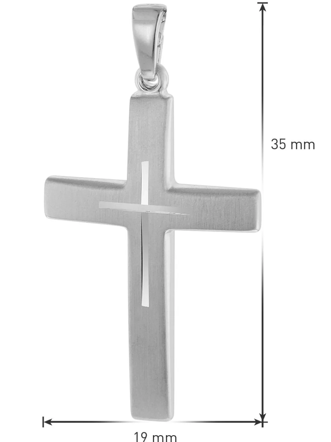 trendor Silber Kreuz Mit Kette Fur Herren 50 Cm | Herrenschmuck