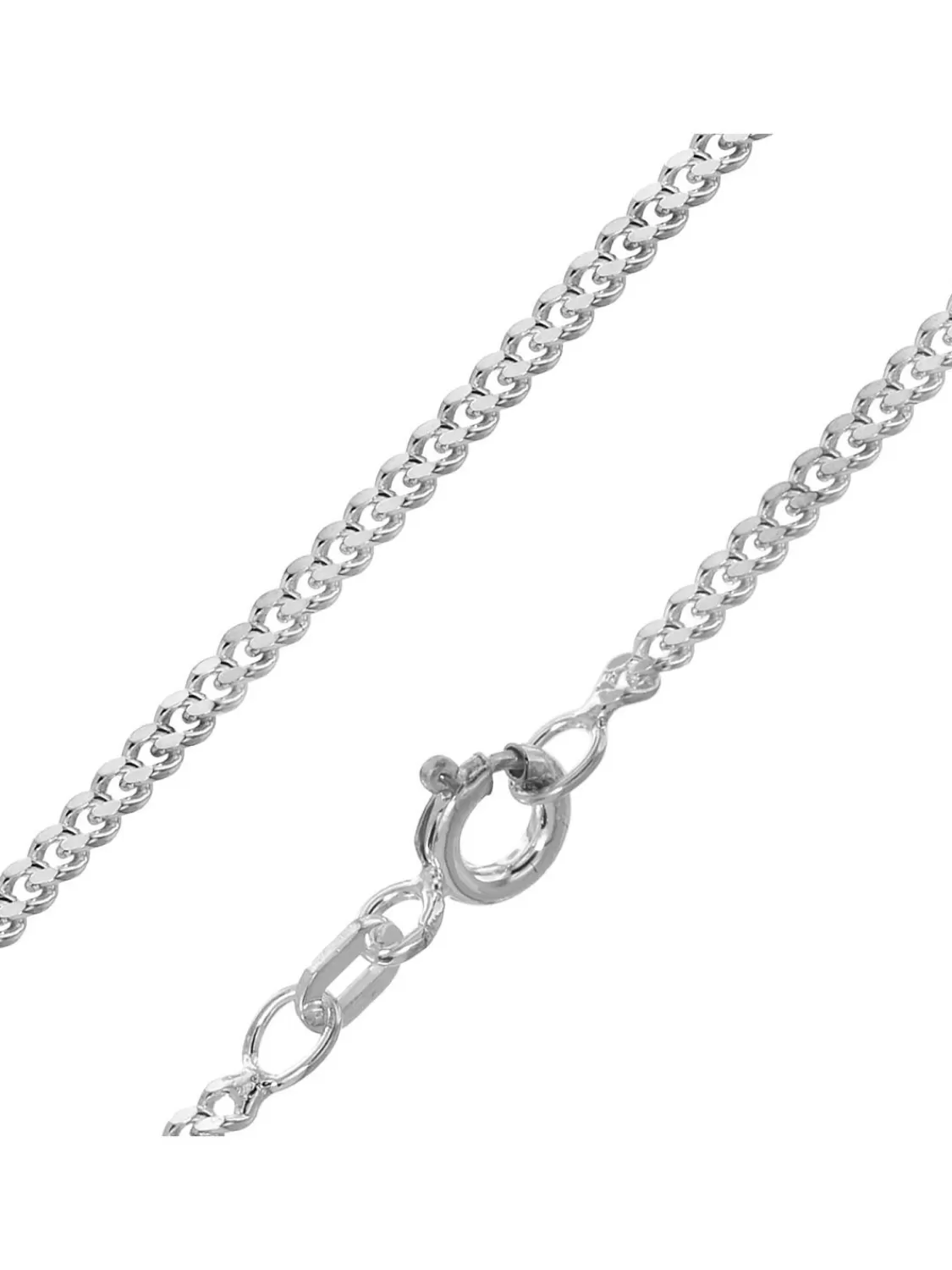 trendor Silberkette Fur Anhanger 925 Silber Rhodiniert Panzer 2,1 Mm | Herrenschmuck