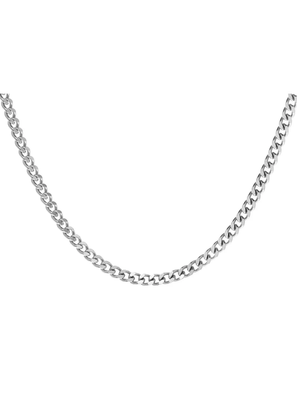 trendor Silberkette Fur Anhanger 925 Silber Rhodiniert Panzer 2,1 Mm | Herrenschmuck