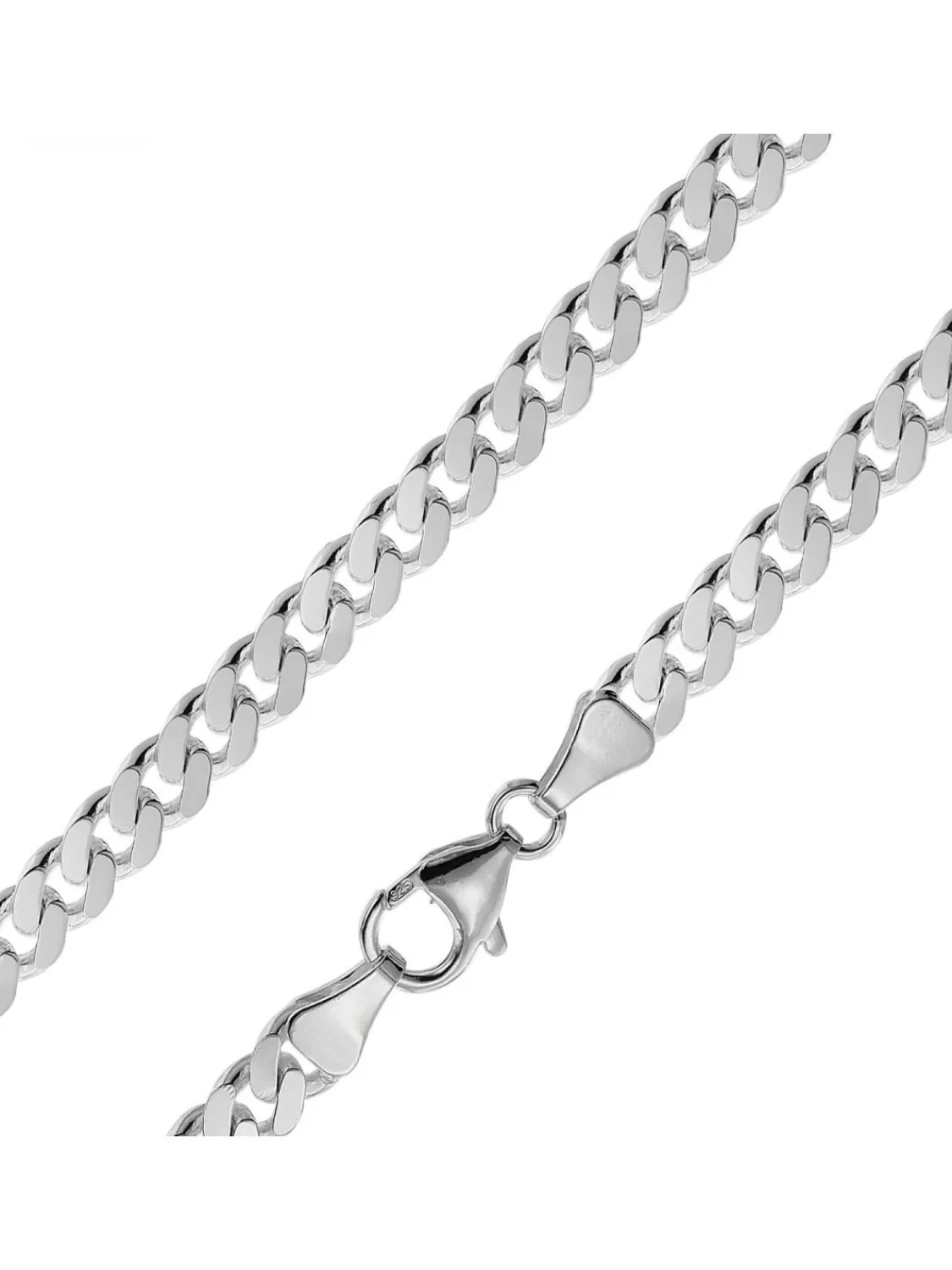 trendor Silberkette Fur Manner 925 Sterlingsilber Flachpanzer 5,4 Mm | Herrenschmuck