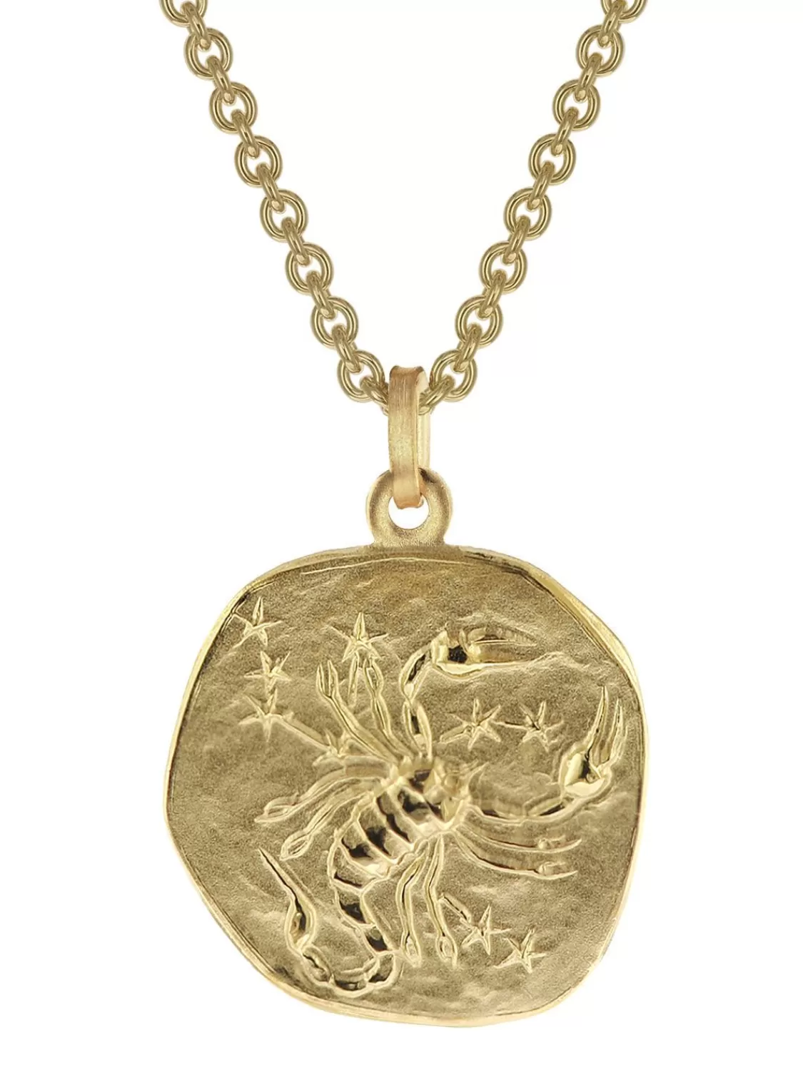 trendor Skorpion Sternzeichen O 20 Mm Herrenkette Gold Auf Silber | Herrenschmuck