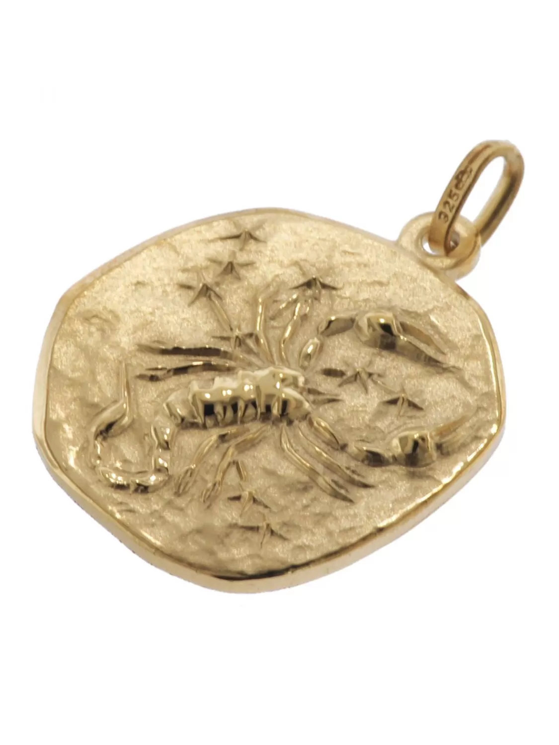 trendor Skorpion Sternzeichen O 20 Mm Herrenkette Gold Auf Silber | Herrenschmuck