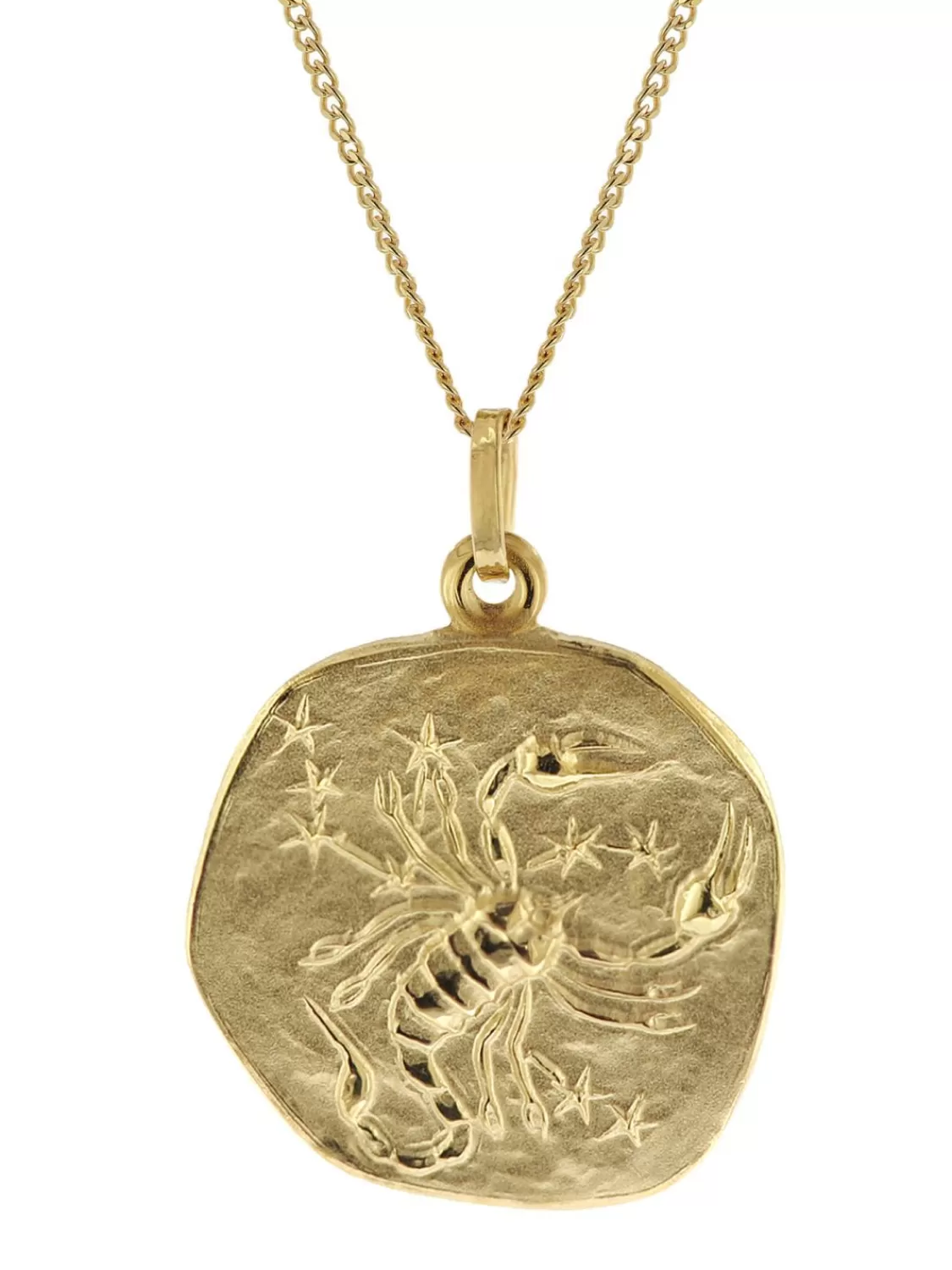 trendor Skorpion Sternzeichen O 20 Mm Mit 333/8K Goldkette Fur Herren | Herrenschmuck