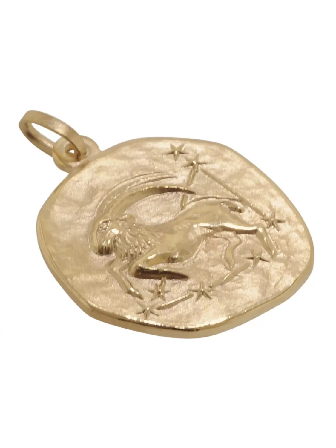 trendor Steinbock Sternzeichen O 20 Mm Herrenkette Gold Auf Silber | Herrenschmuck