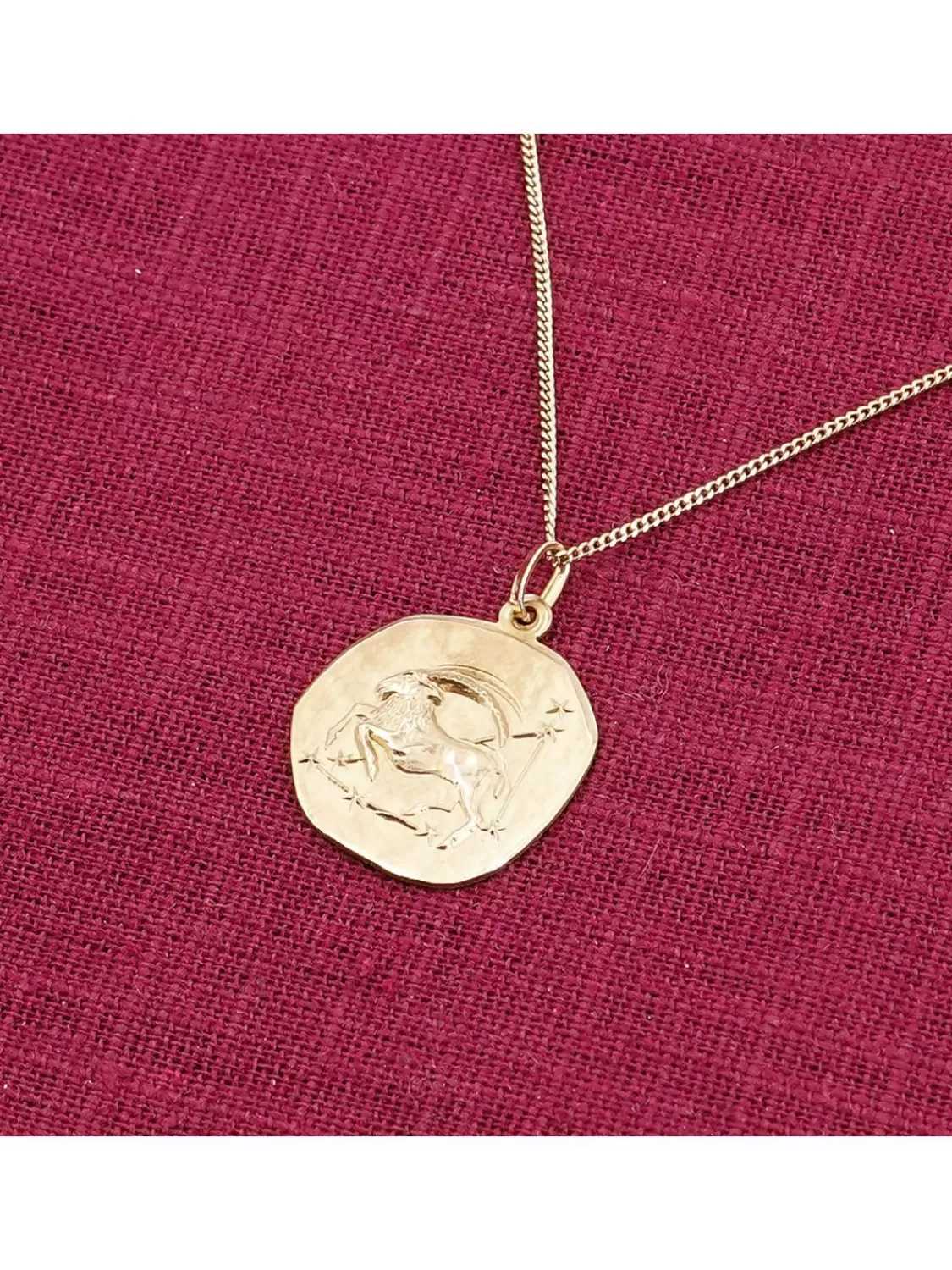 trendor Steinbock Sternzeichen O 20 Mm Mit 333/8K Herren-Goldkette | Herrenschmuck